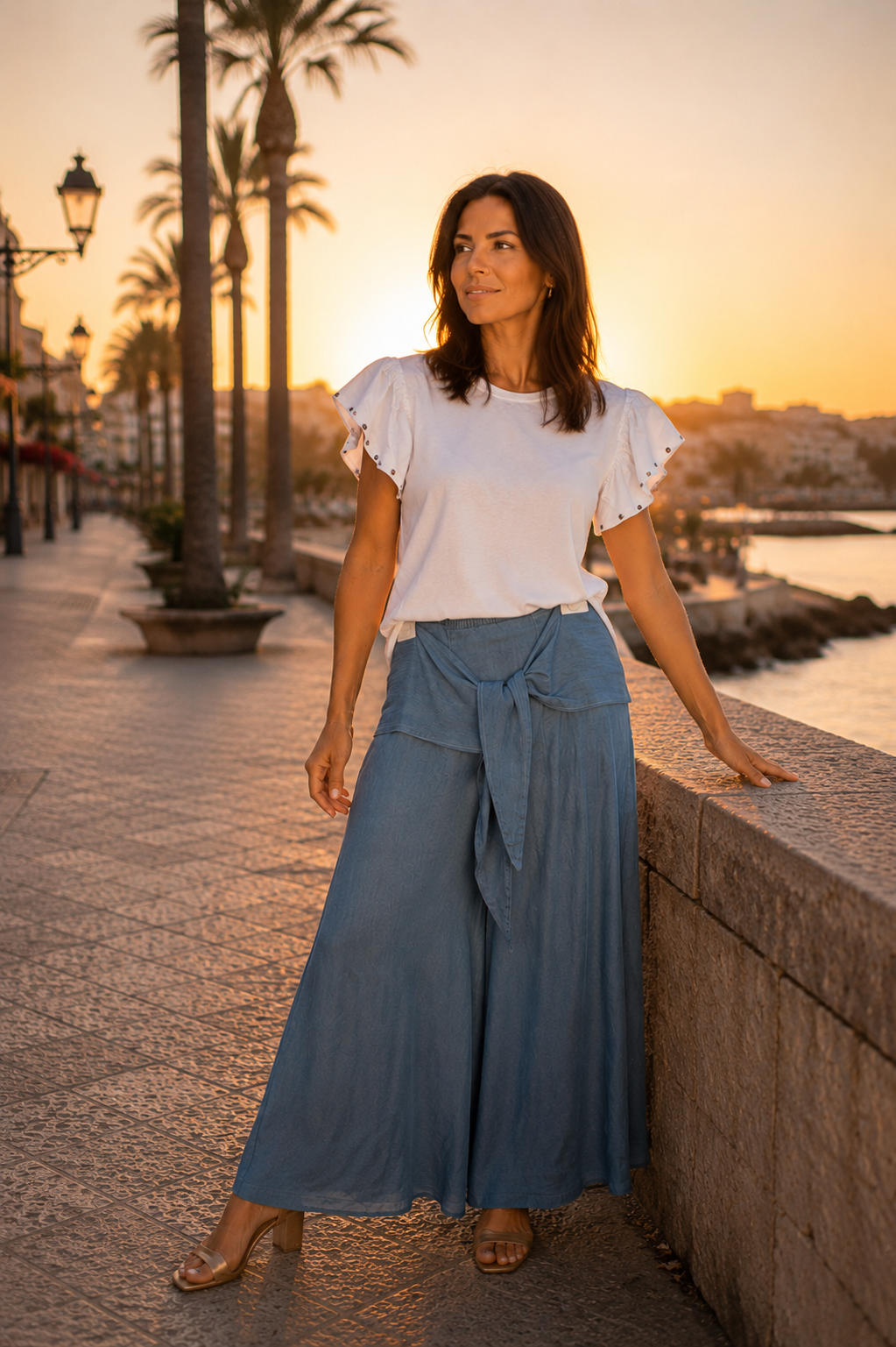 CAMISETA volante Ibiza
