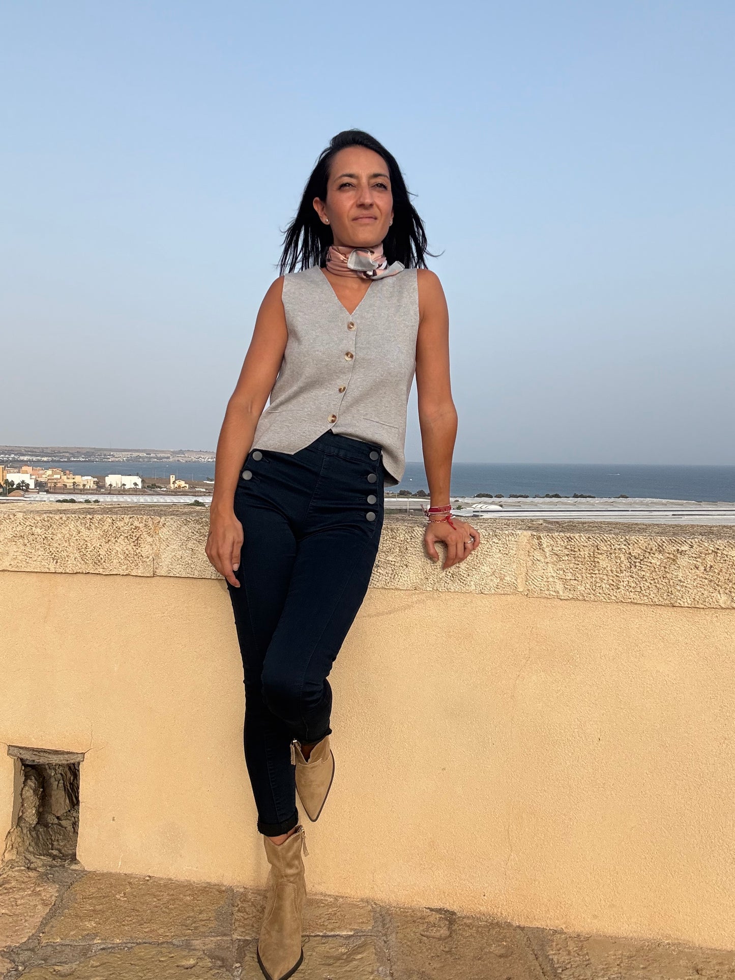 CHALECO MILANO PUNTO grey edition