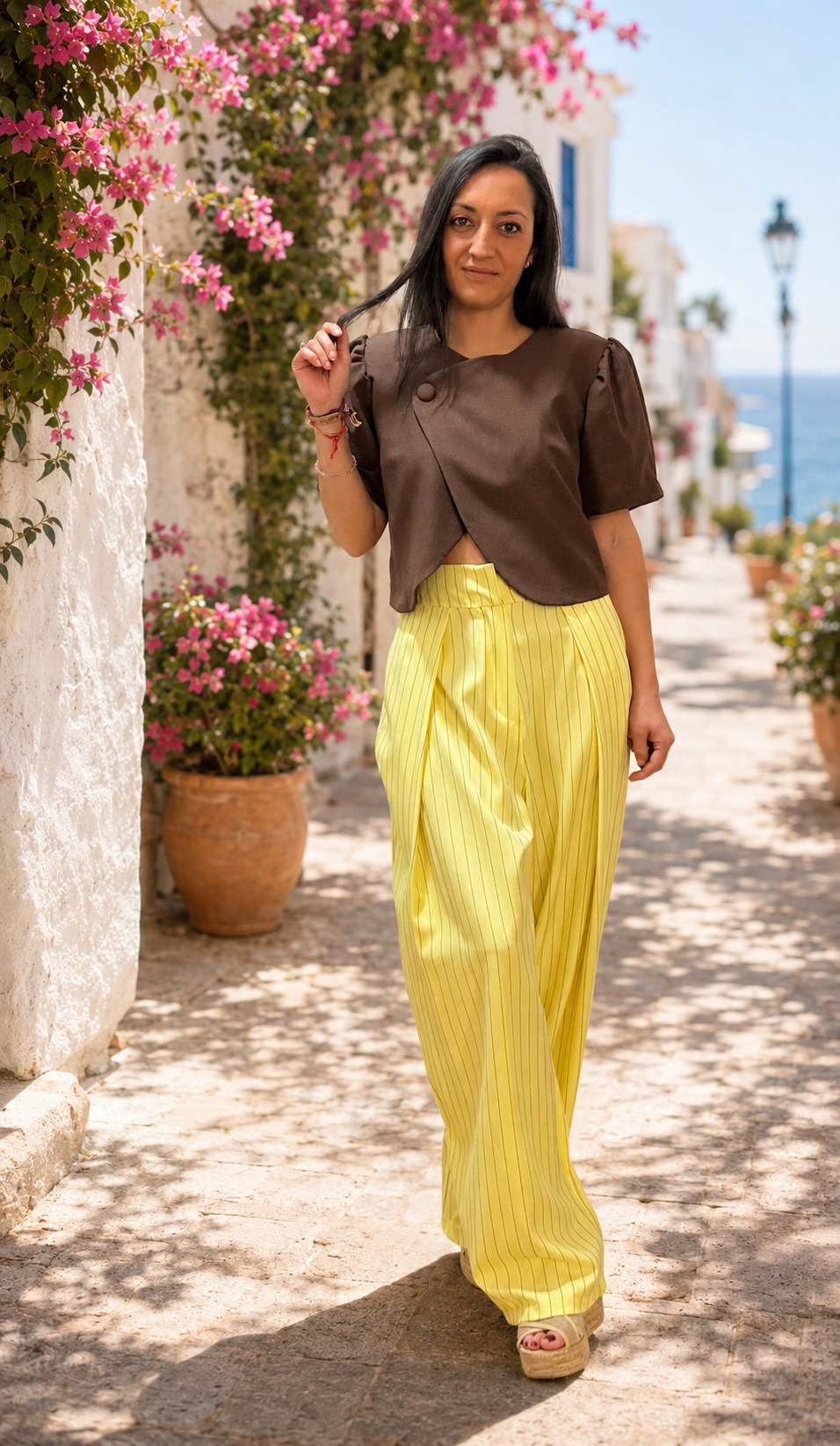 PANTALÓN PINSTRIPE LIMÓN