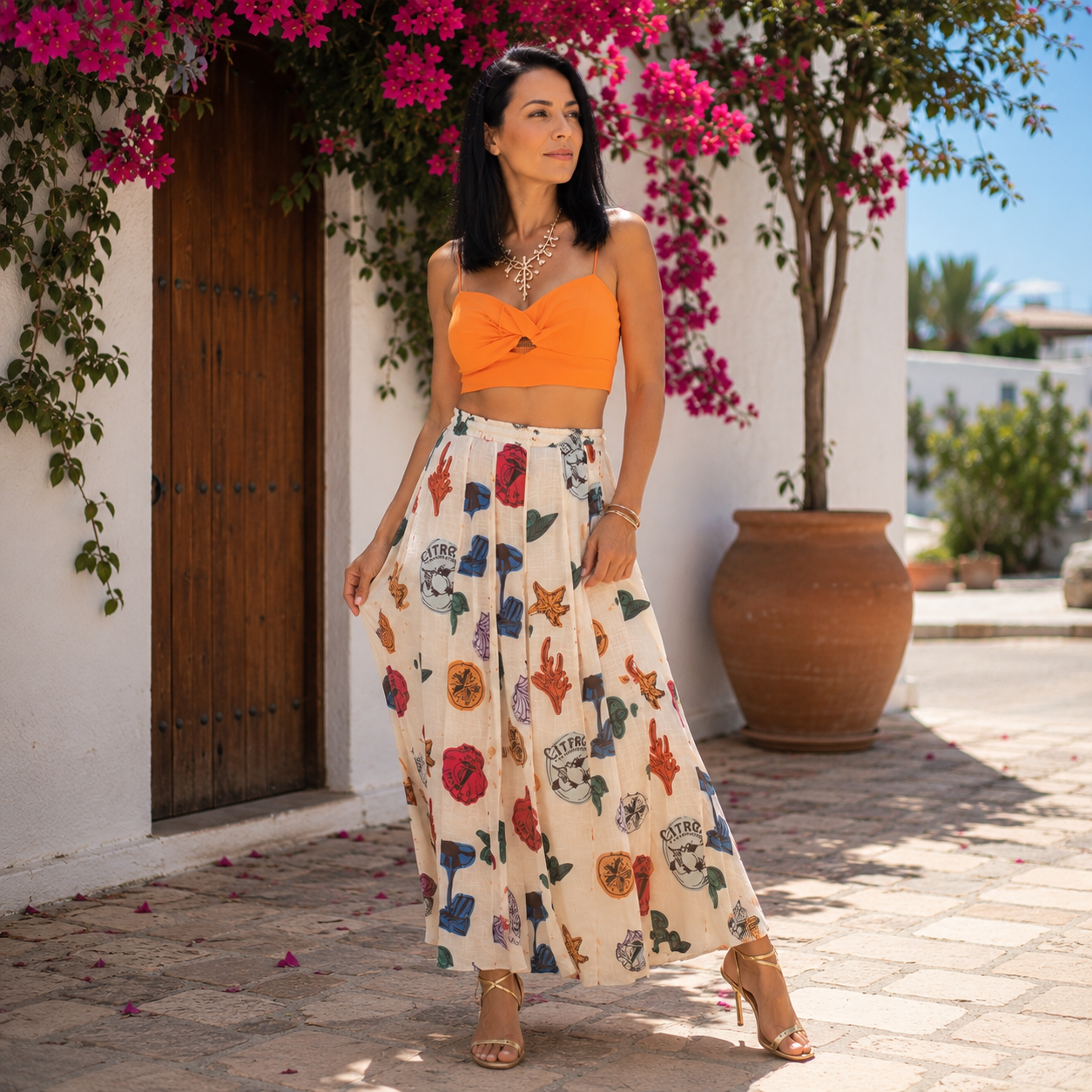 FALDA MAXI ariel