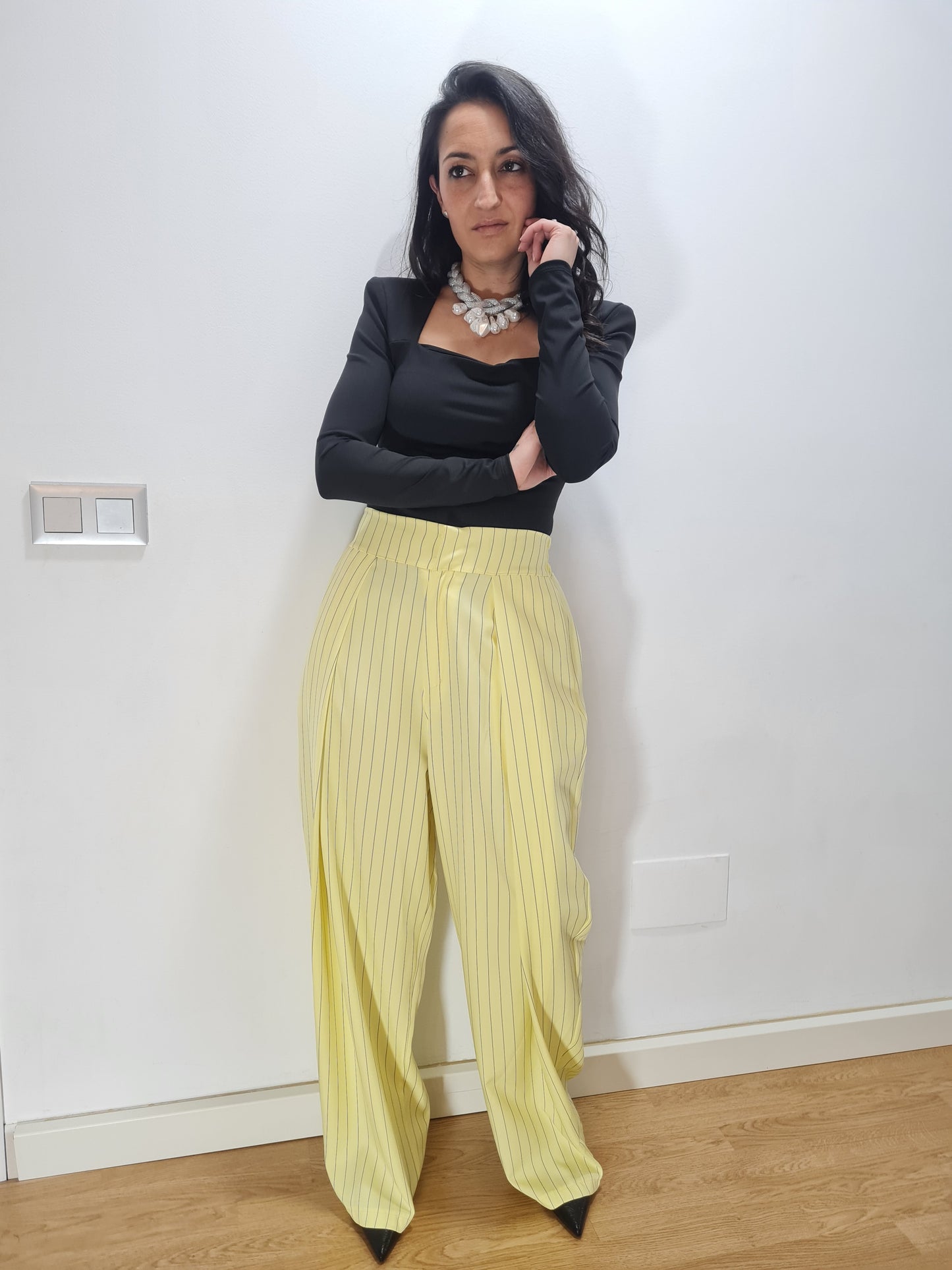 PANTALÓN PINSTRIPE LIMÓN