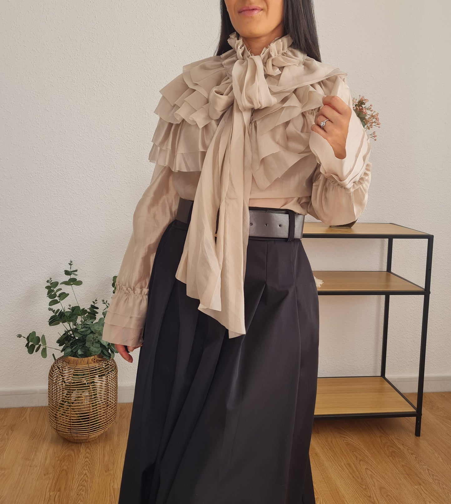 CAMISA ELISE CHAMPAGNE