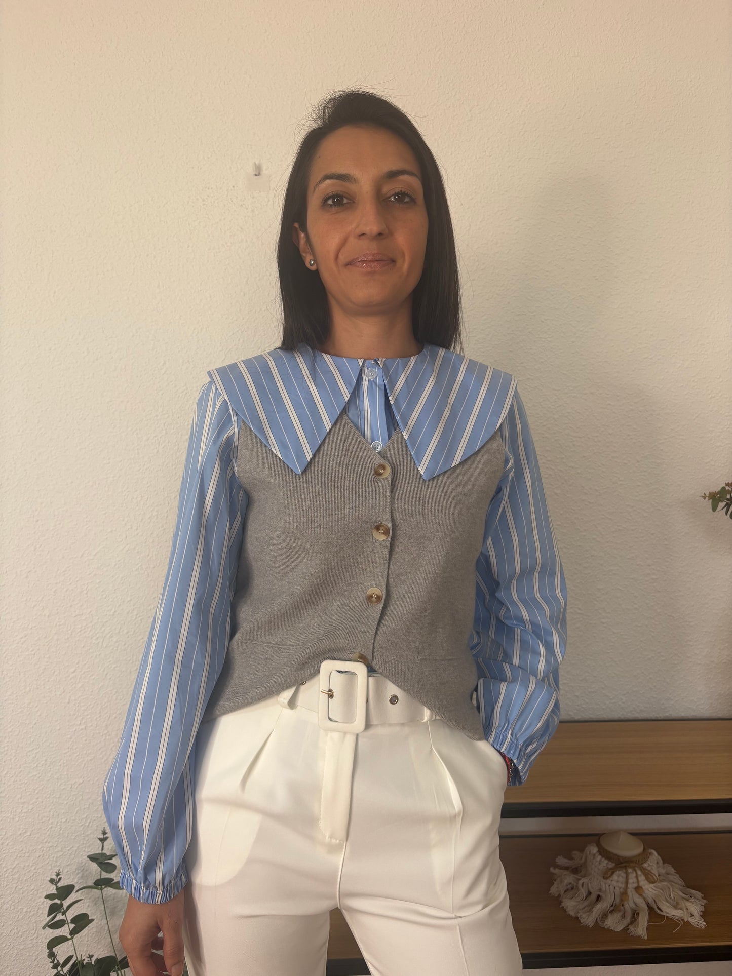 CHALECO MILANO PUNTO grey edition