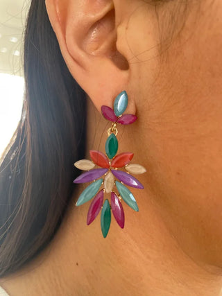 PENDIENTES HOJAS DE COLORES