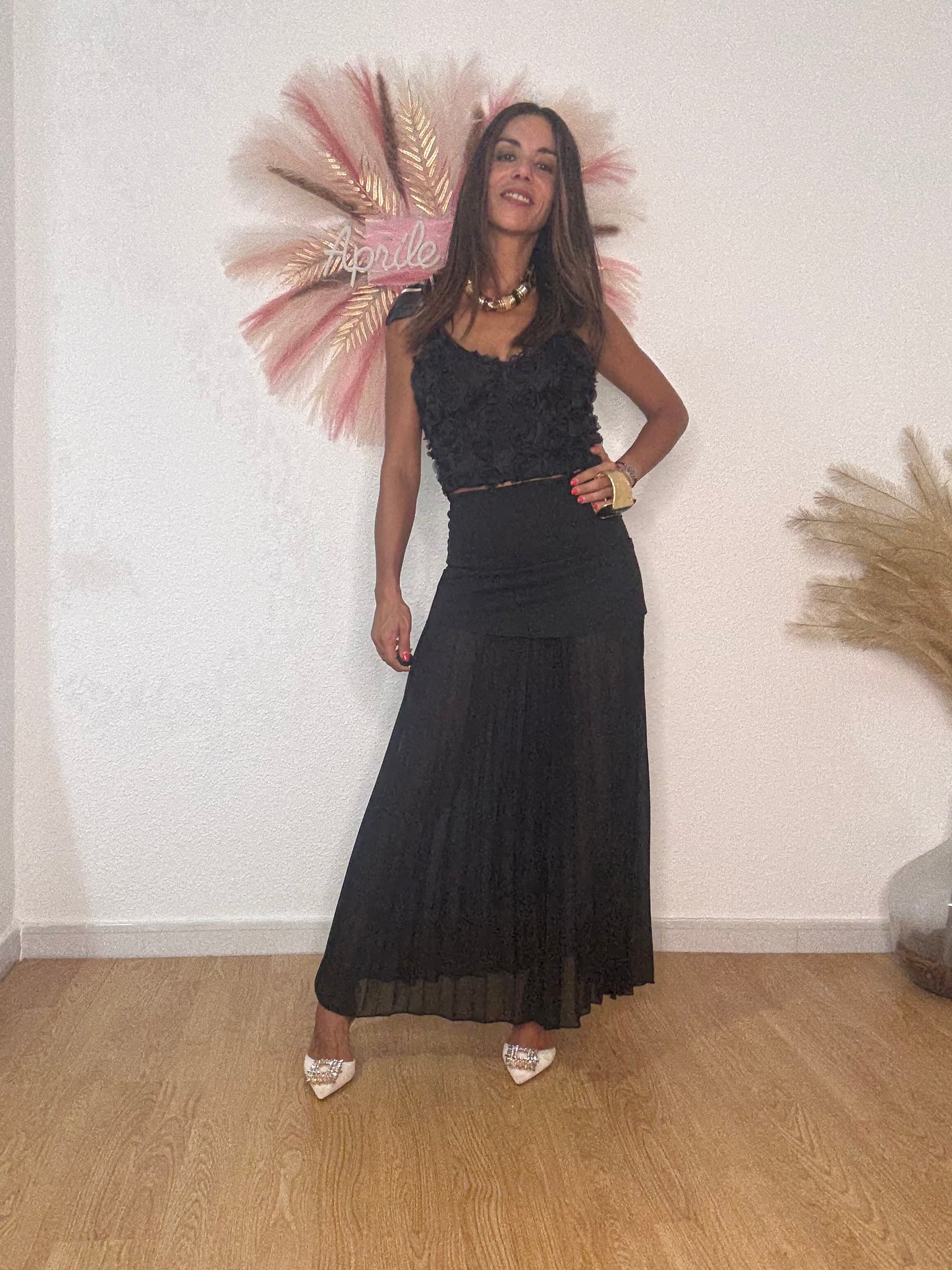 FALDA PLISADA CARRIE (varios colores)