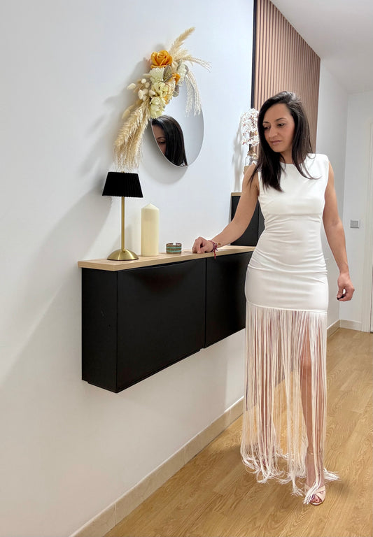 VESTIDO FLECOS