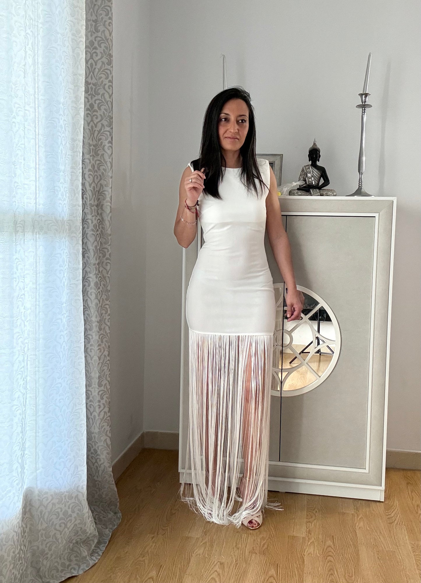 VESTIDO FLECOS