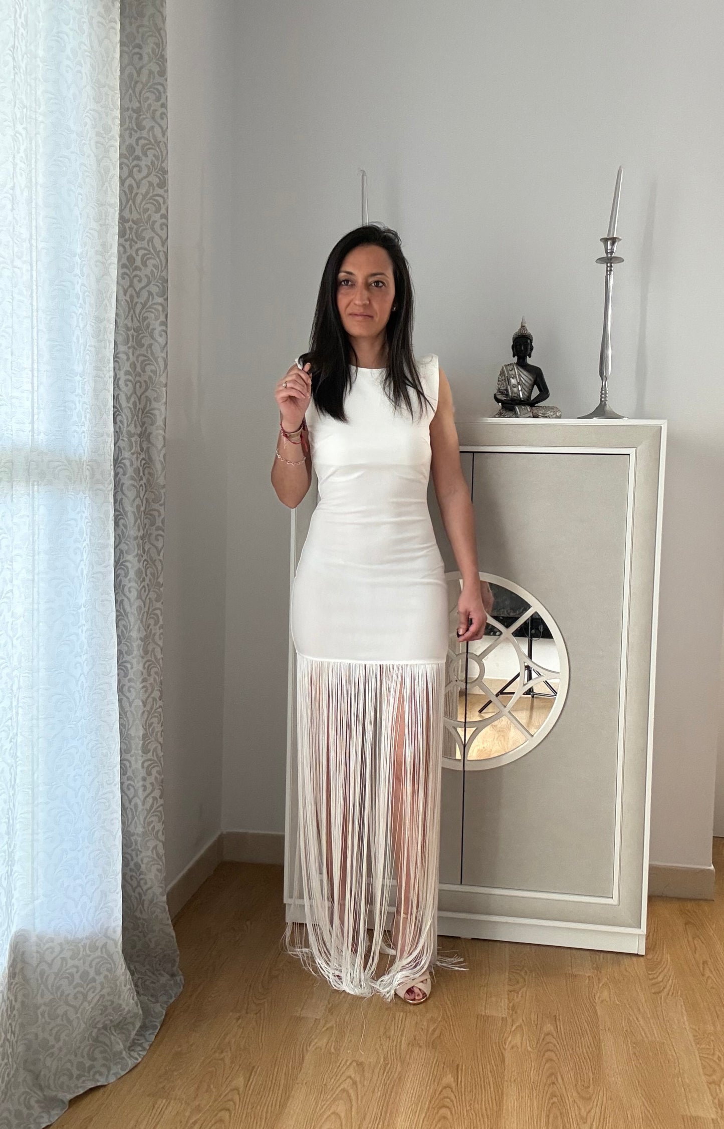 VESTIDO FLECOS