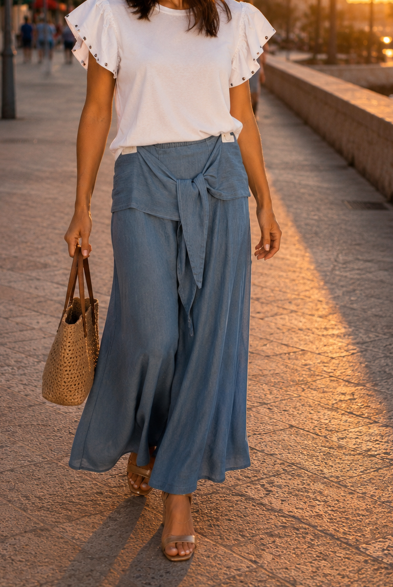FALDA Brisa denim