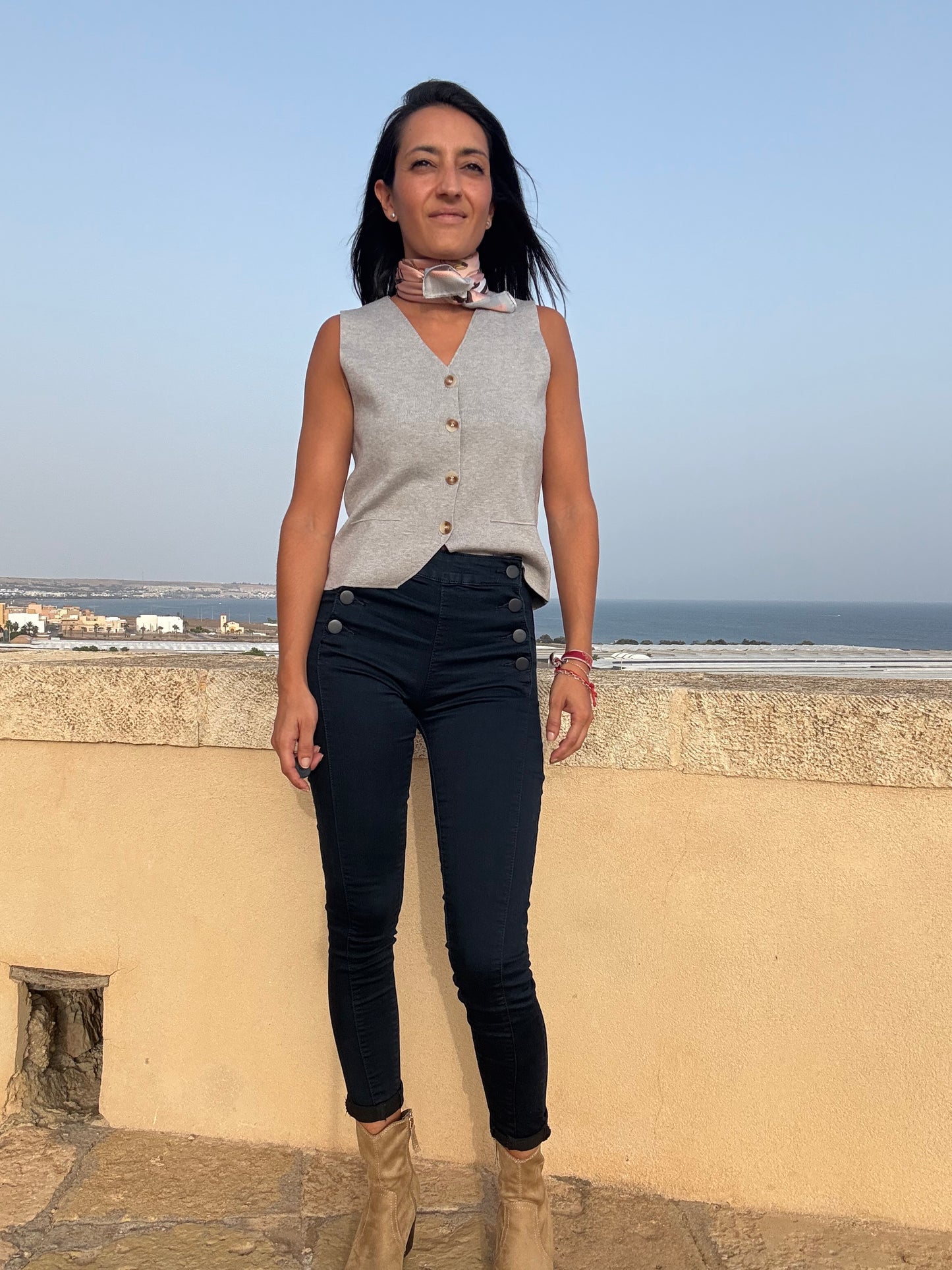 CHALECO MILANO PUNTO grey edition