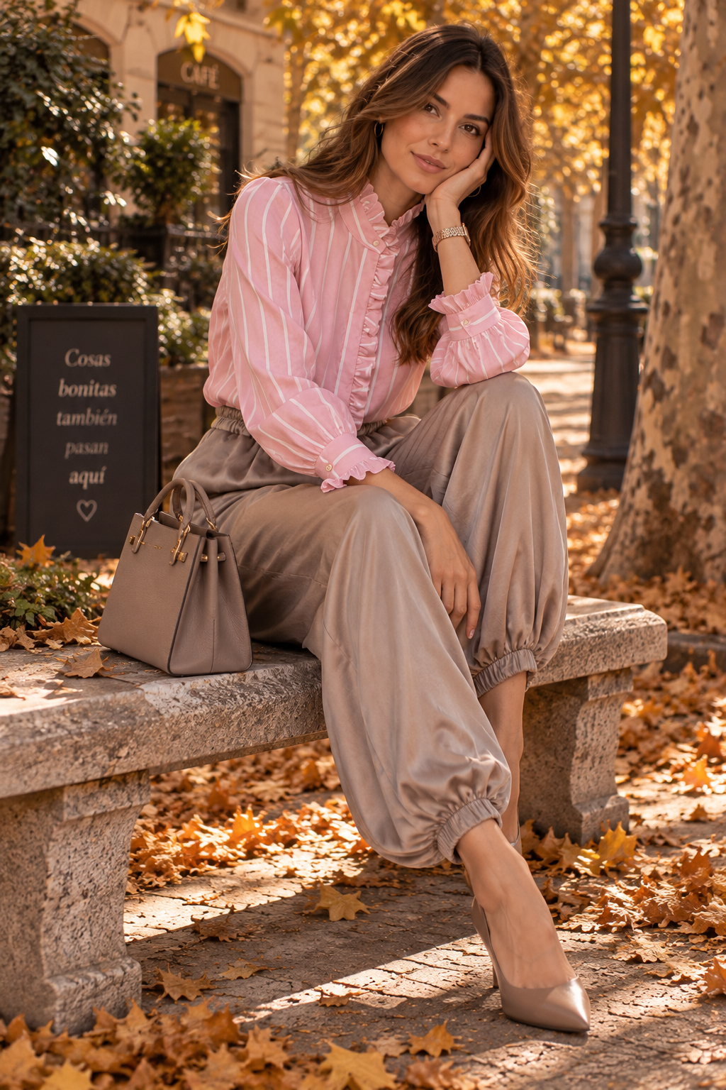 PANTALÓN raso florenci