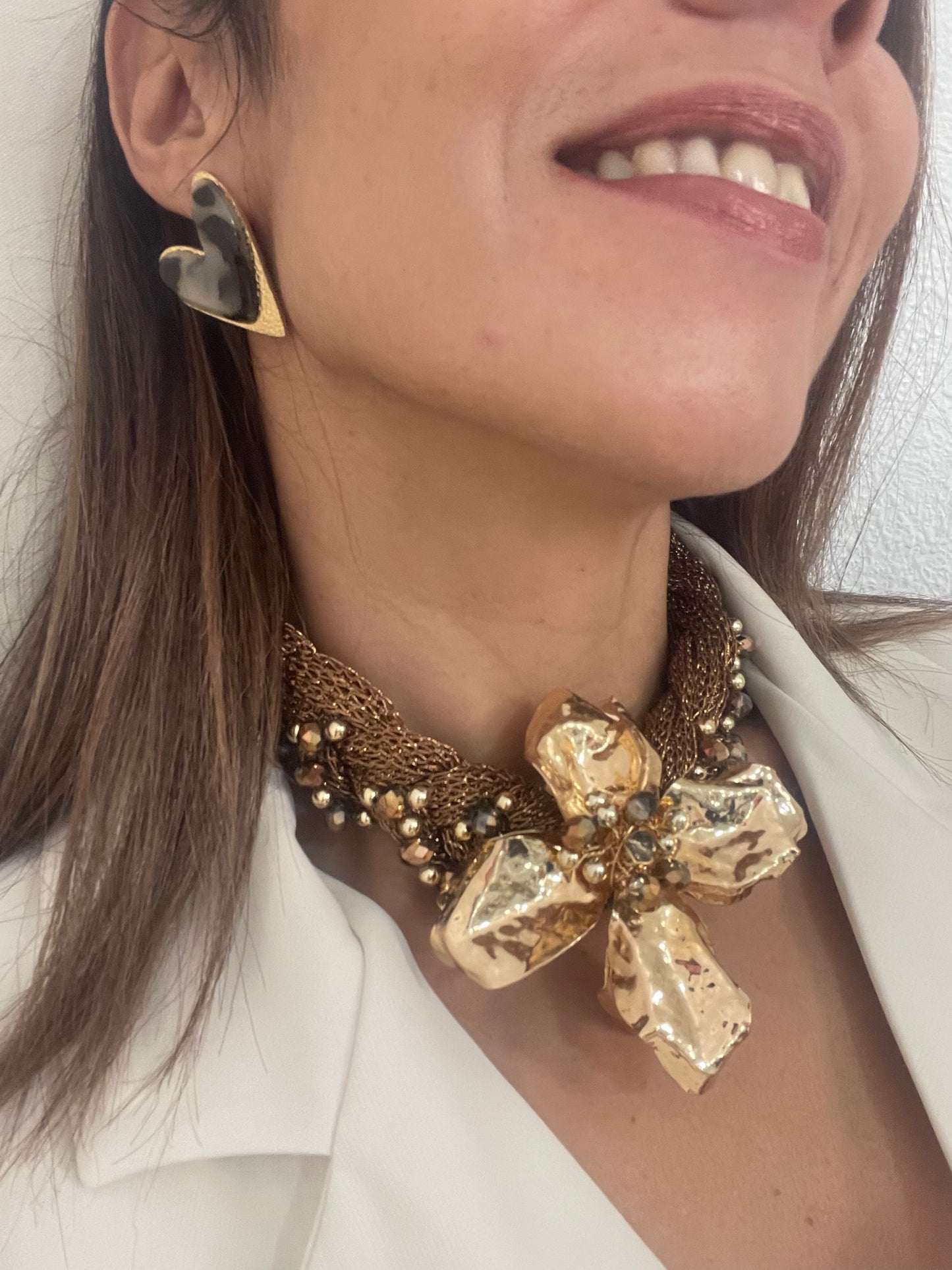 PENDIENTES ANIMAL PRINT