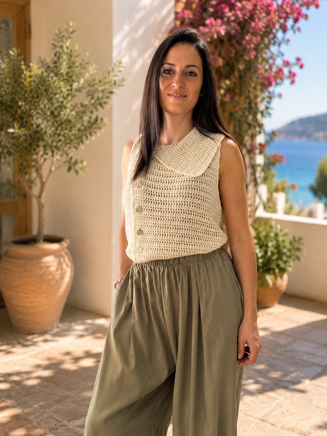 TOP CROCHET NACAR