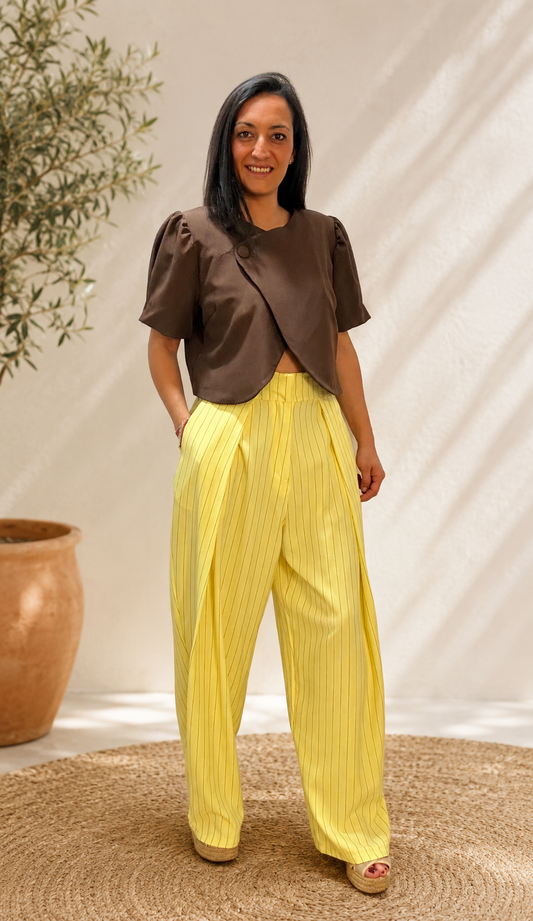 PANTALÓN PINSTRIPE LIMÓN