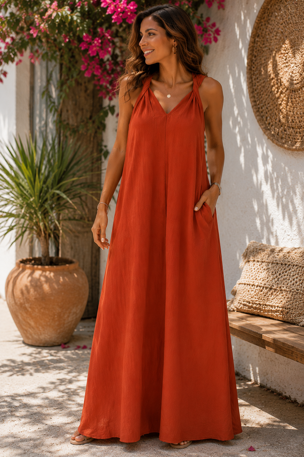 VESTIDO Terracota