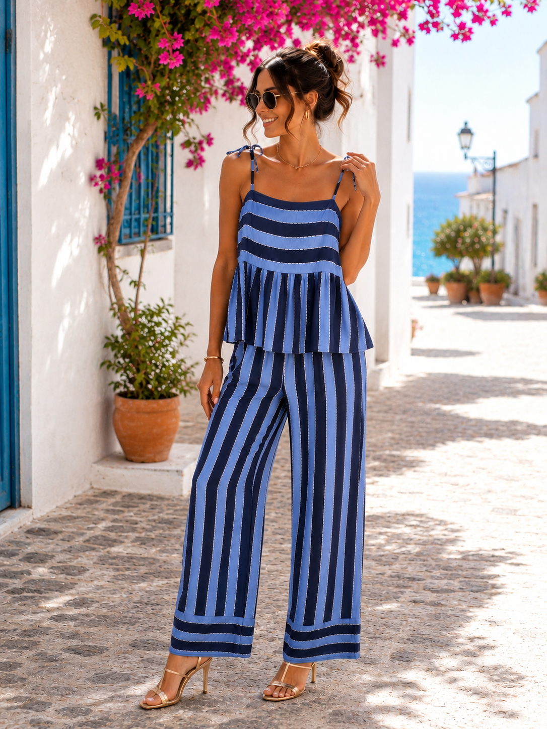 CONJUNTO rayas mediterráneo