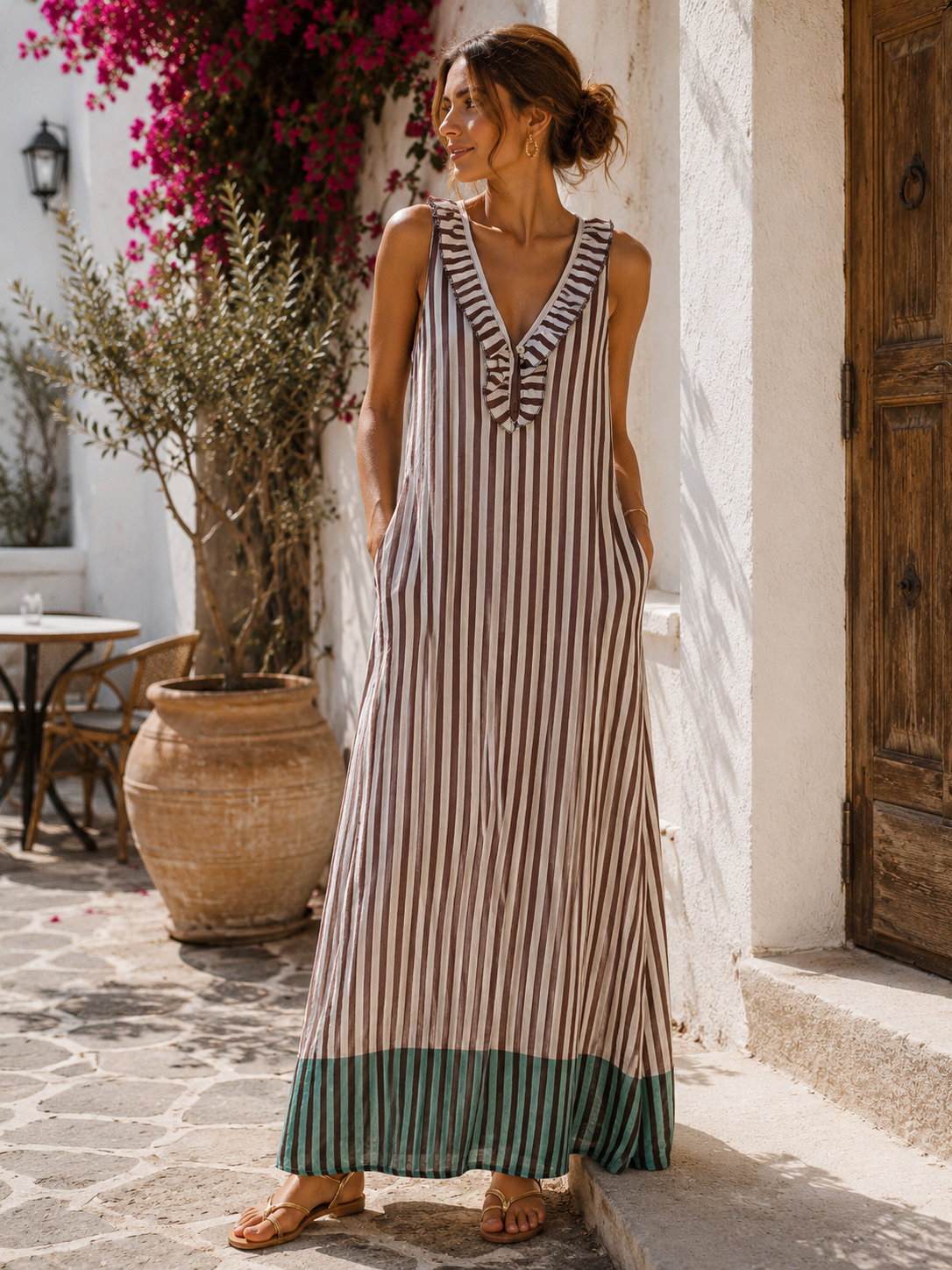 VESTIDO rayas Capri