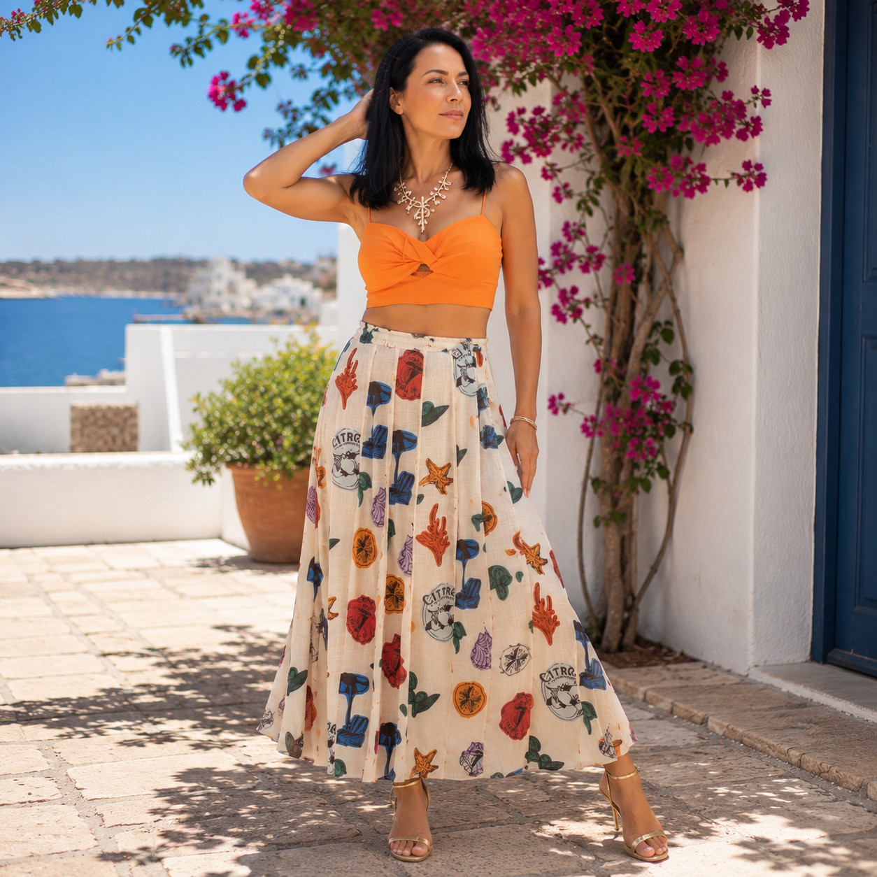 FALDA MAXI ariel
