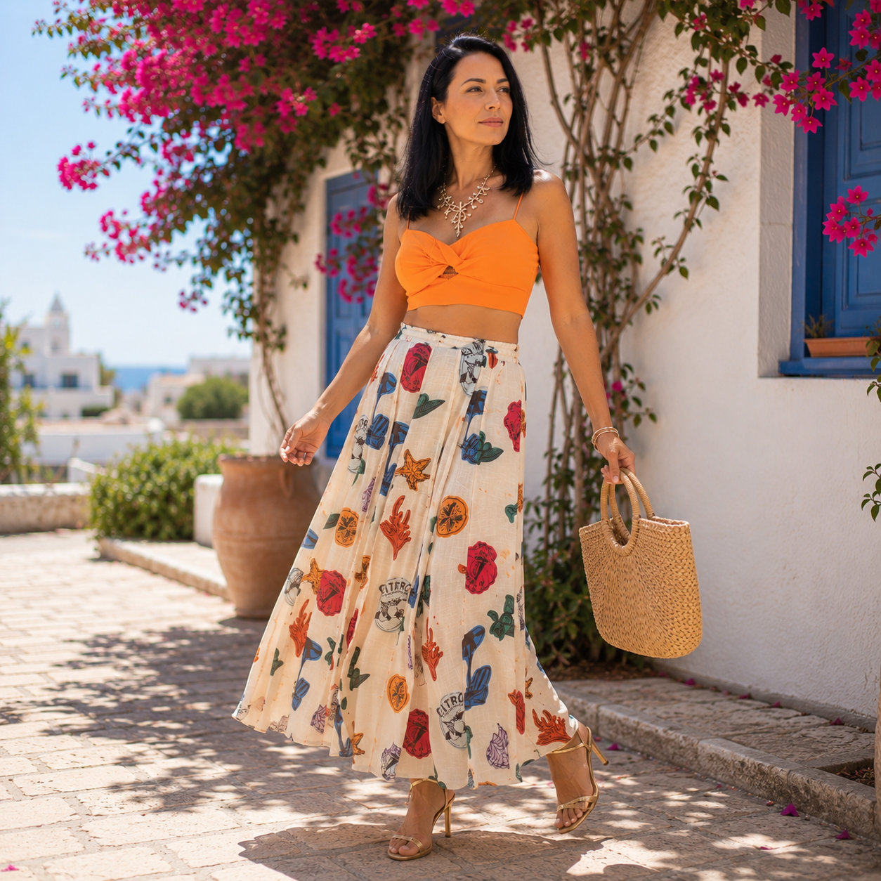 FALDA MAXI ariel
