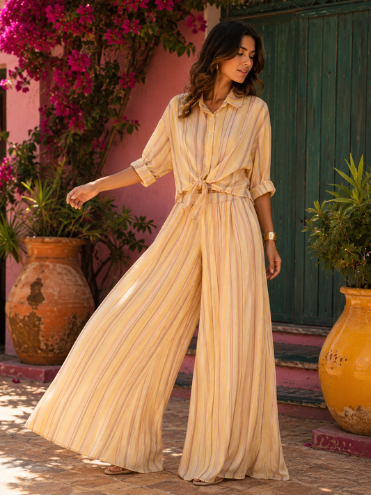Conjunto rayas colorines
