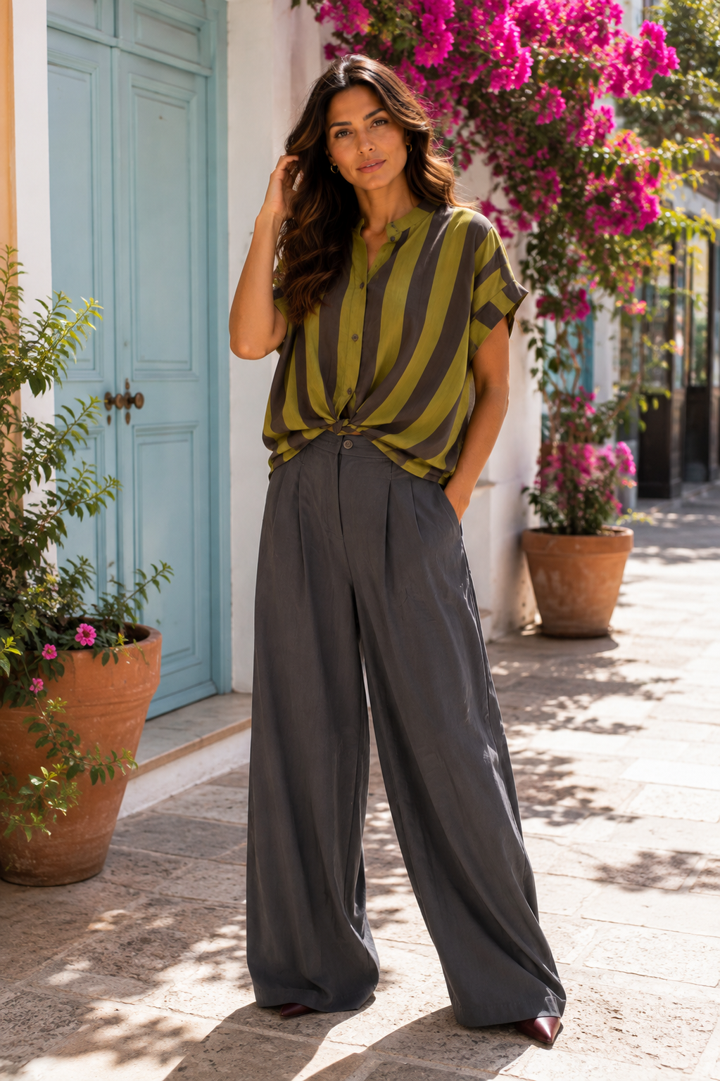 PANTALÓN pinzas