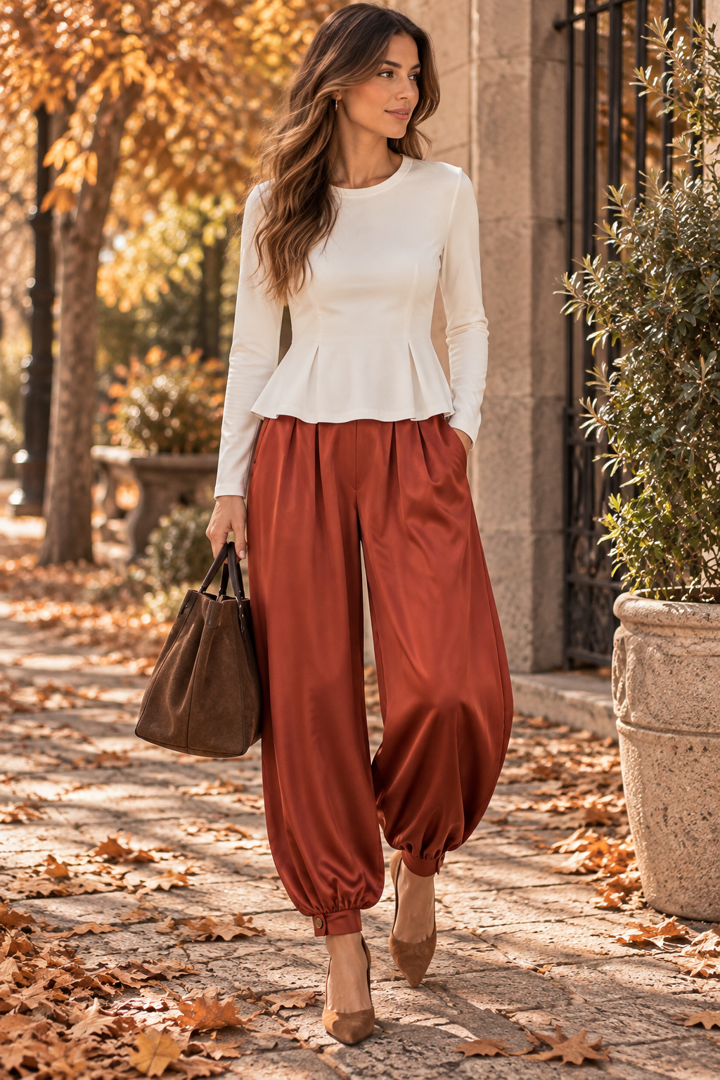 TOP peplum