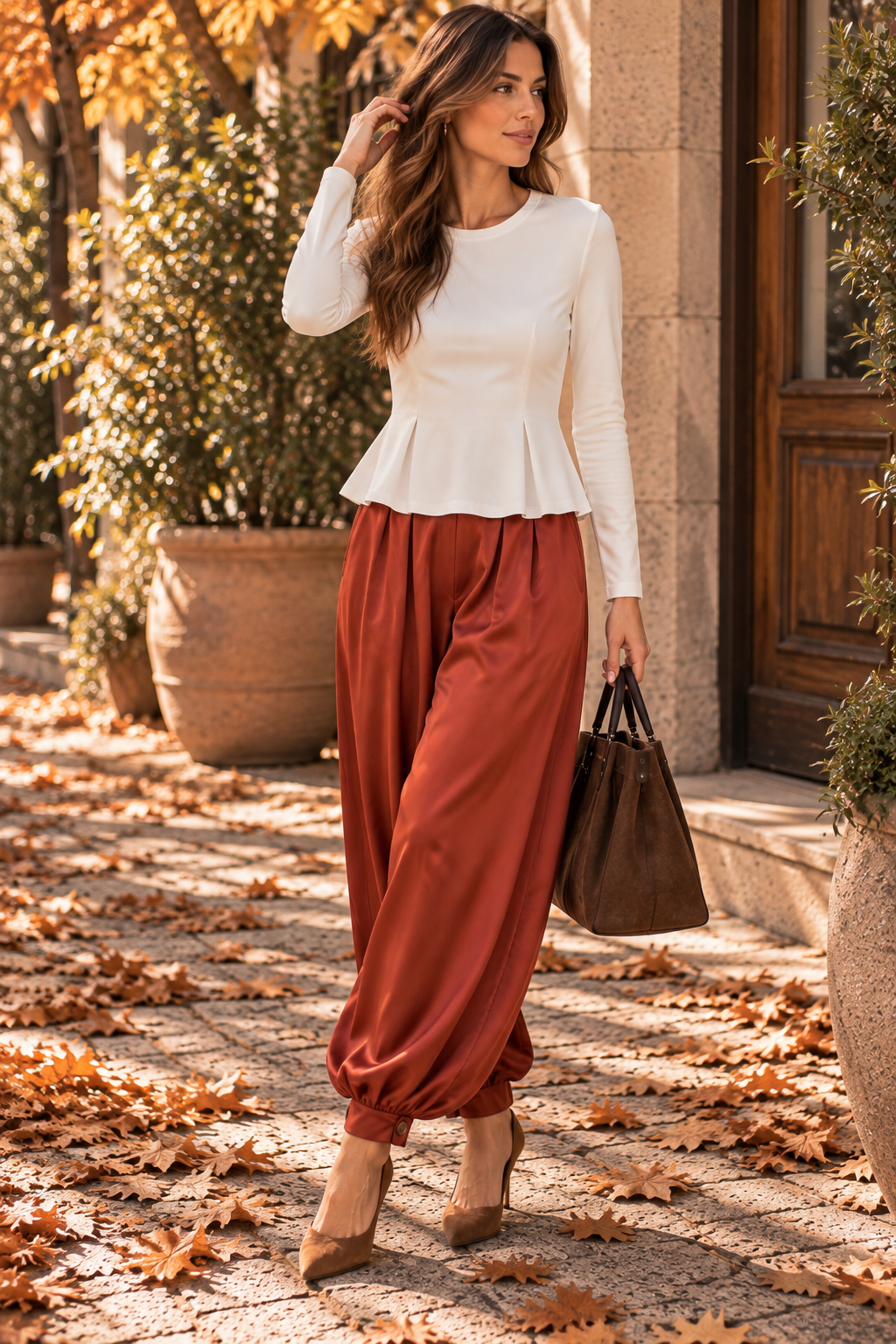 TOP peplum