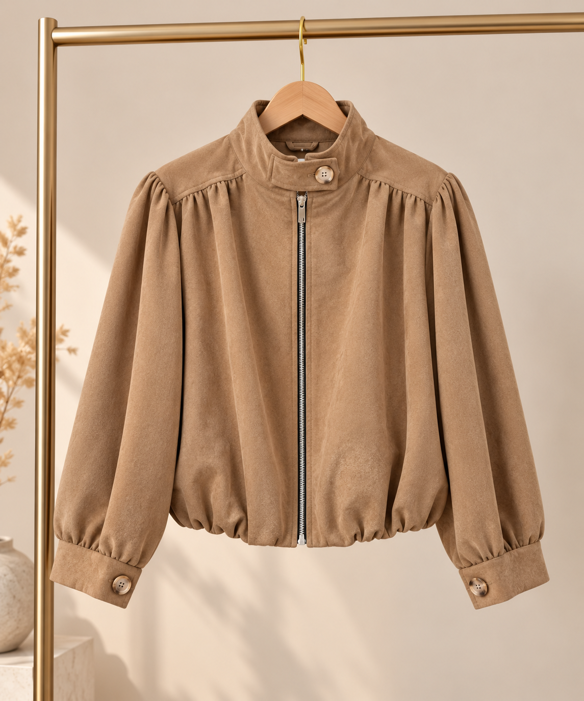 CHAQUETA/BOMBER tierra