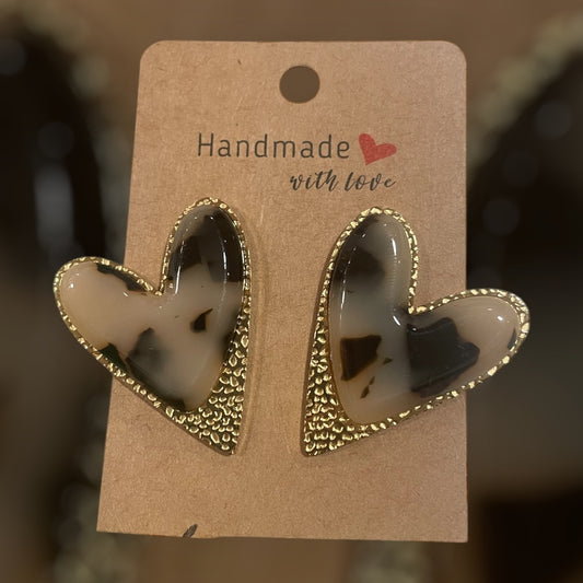 PENDIENTES ANIMAL PRINT