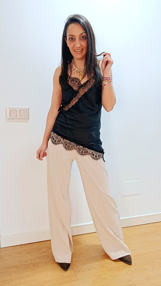 TOP LENCERO SATINADO