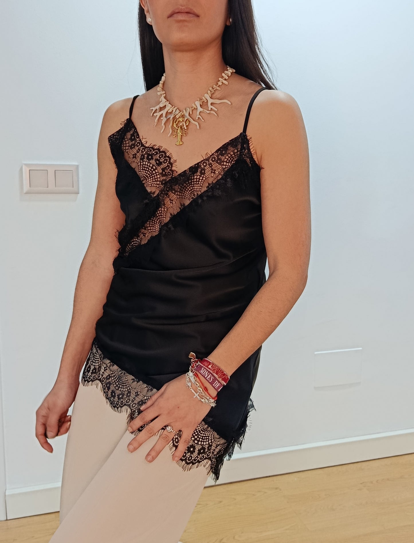 TOP LENCERO SATINADO