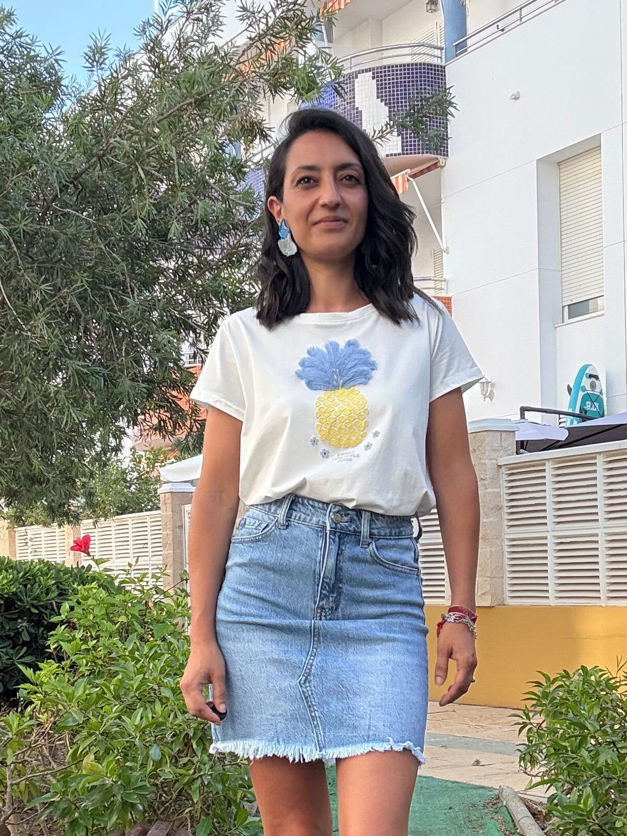 FALDA DENIM SUNSET