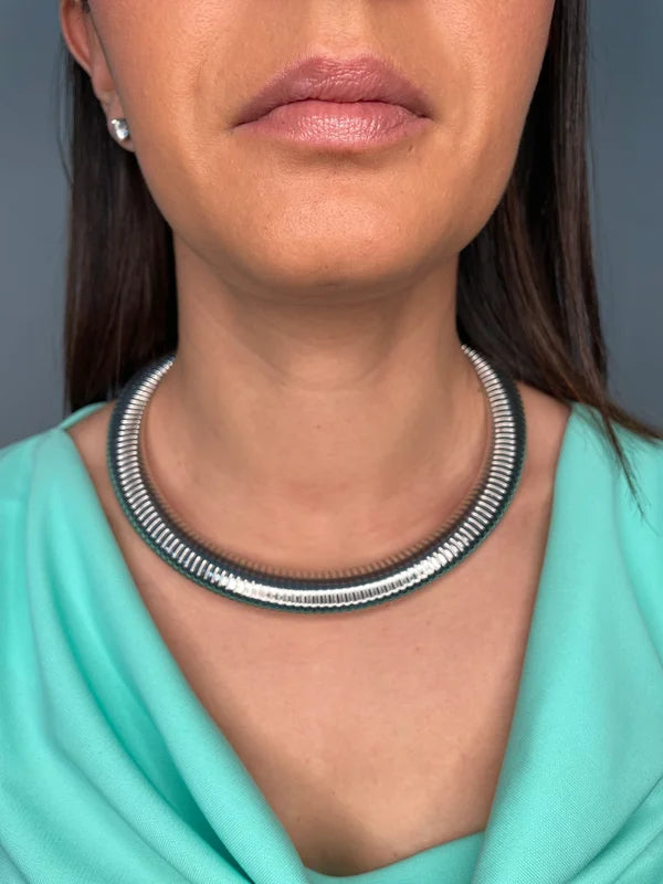 CHOKER AFRICA PLATA