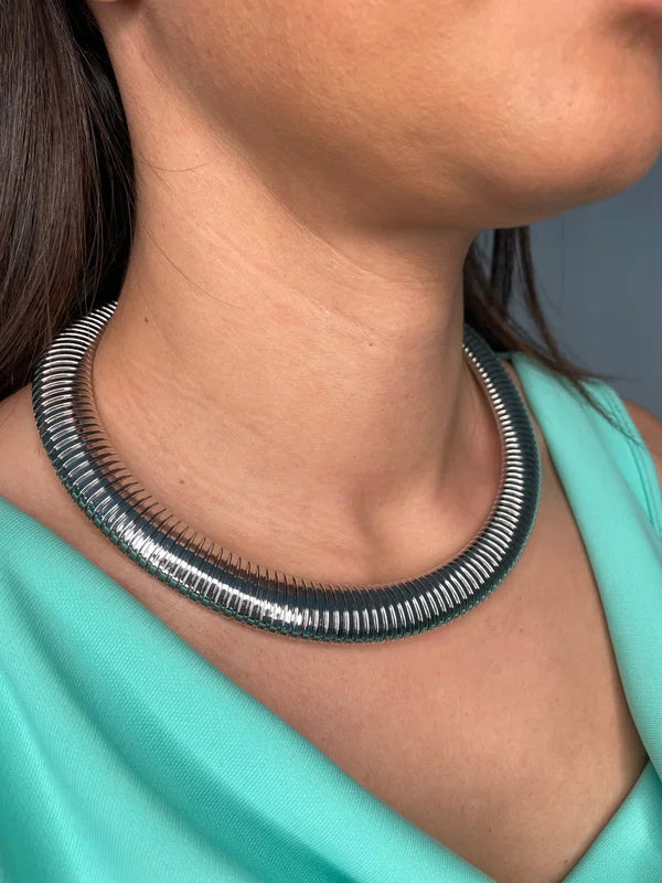 CHOKER AFRICA PLATA
