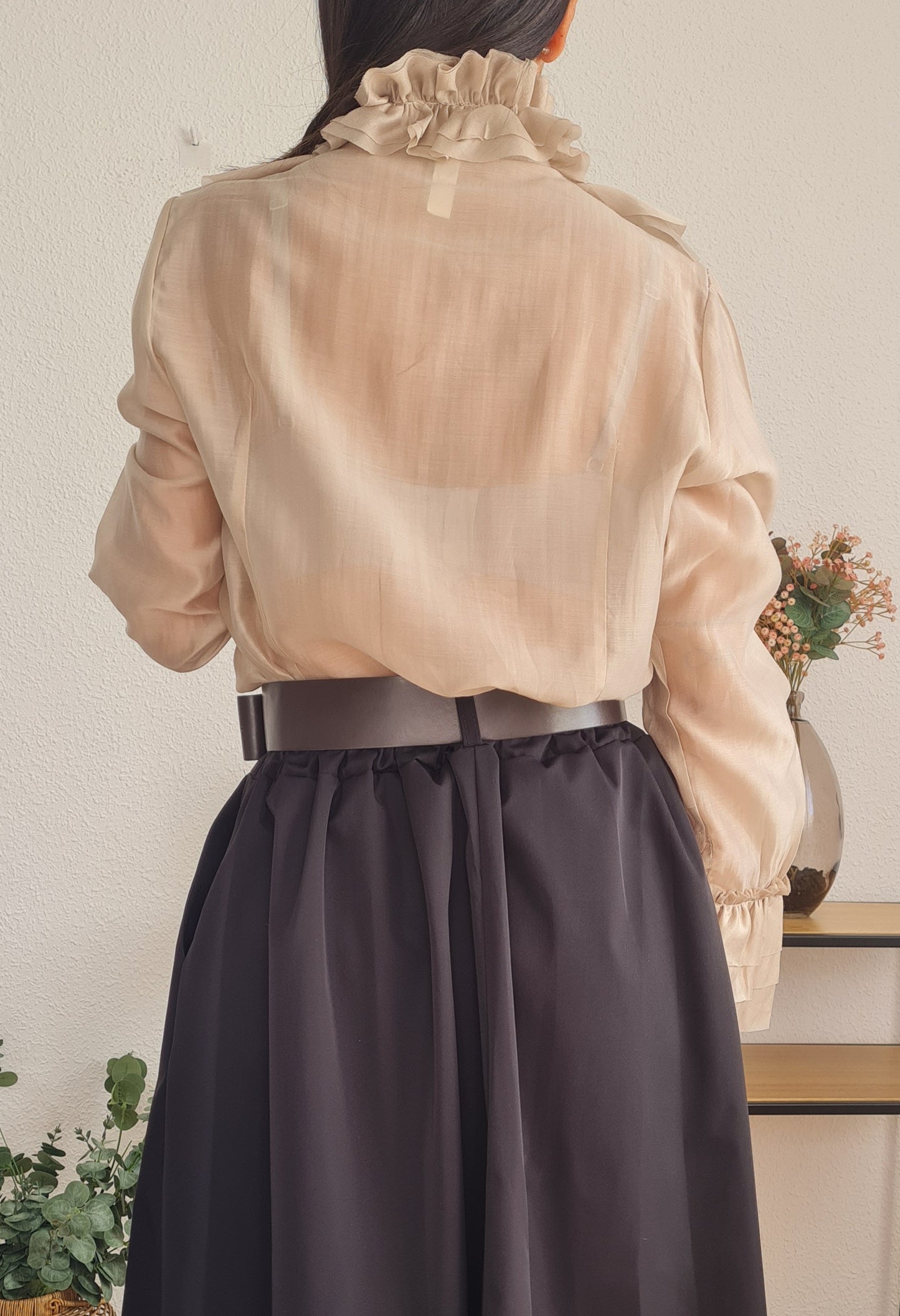 CAMISA ELISE CHAMPAGNE