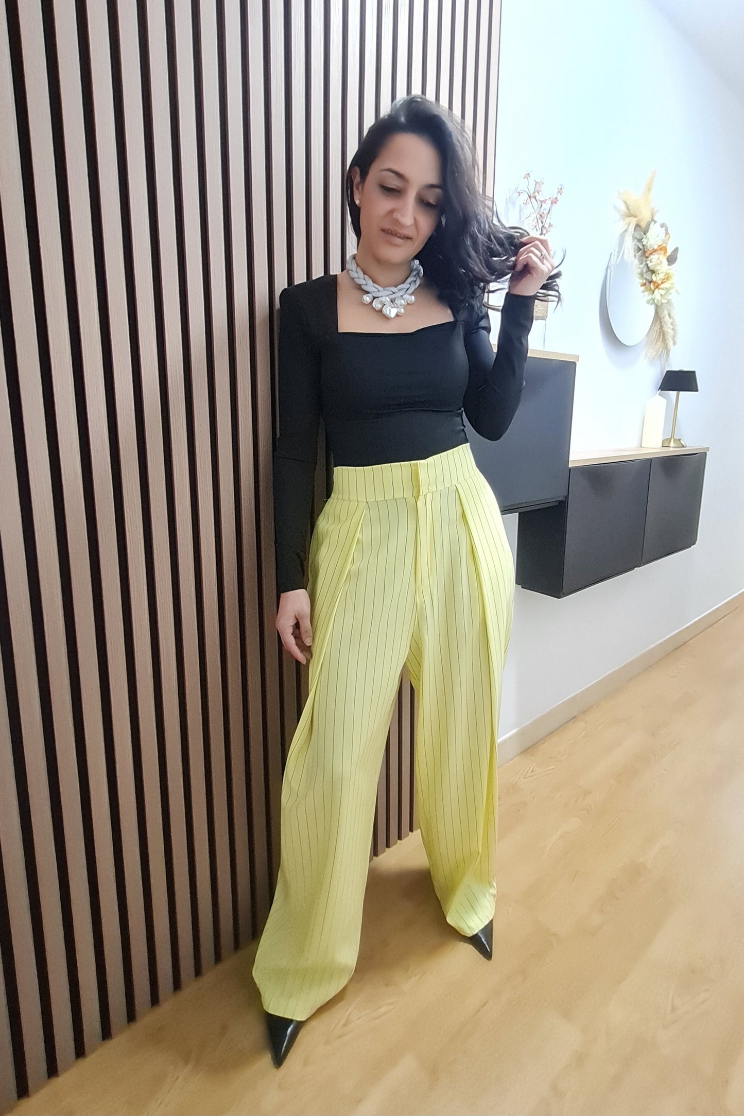 PANTALÓN PINSTRIPE LIMÓN