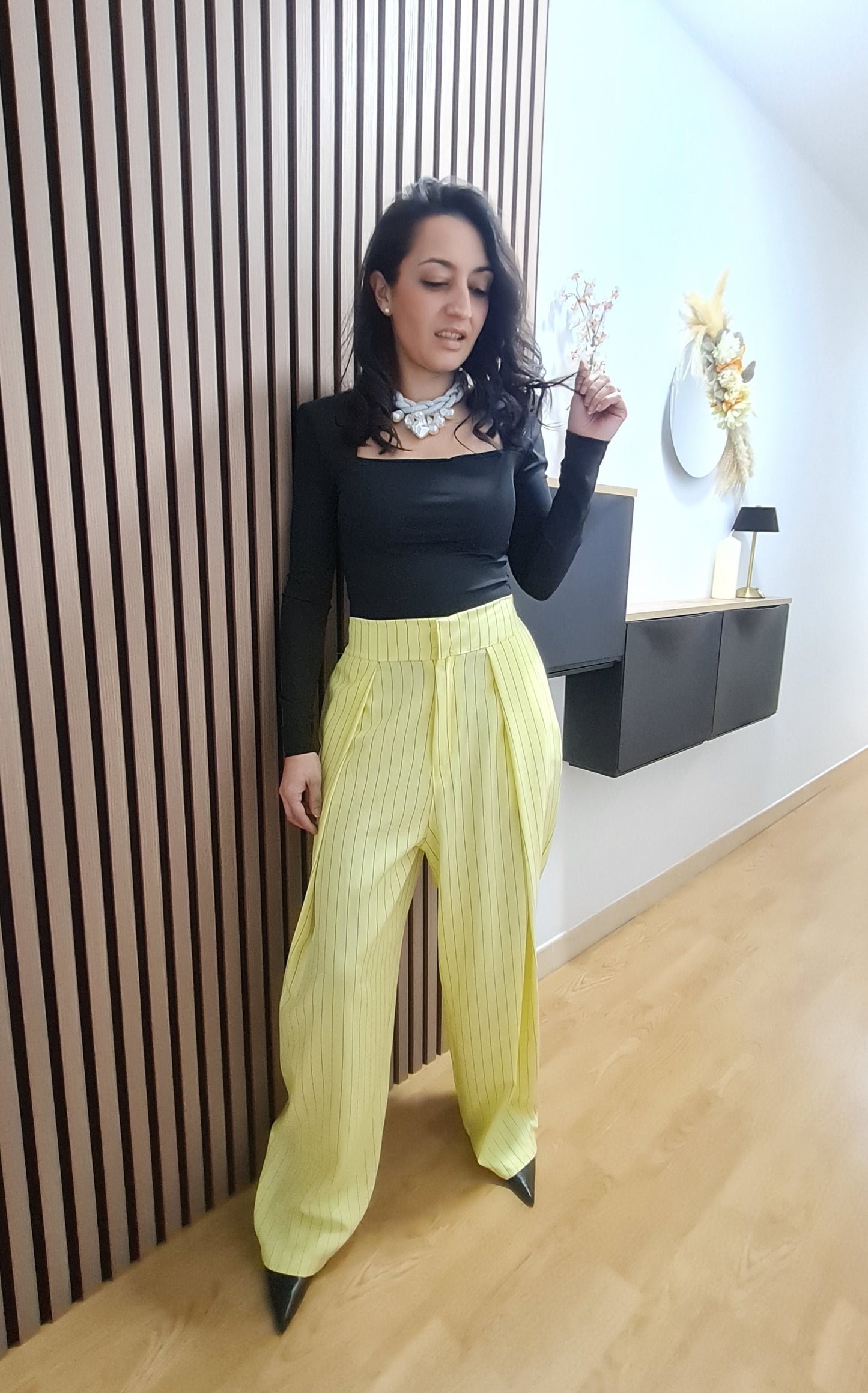 PANTALÓN PINSTRIPE LIMÓN