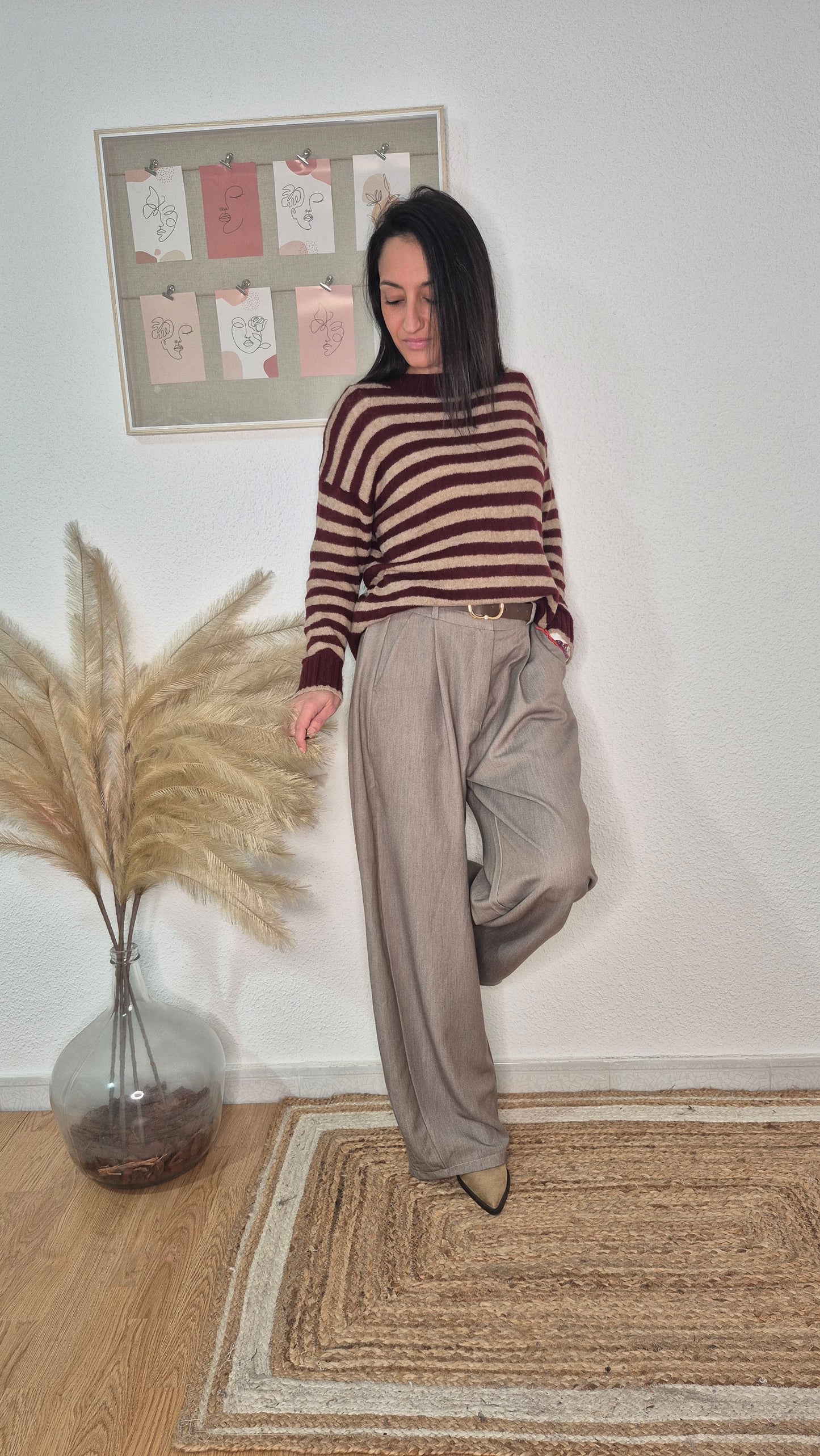 PANTALON SOPHIE TAUPE