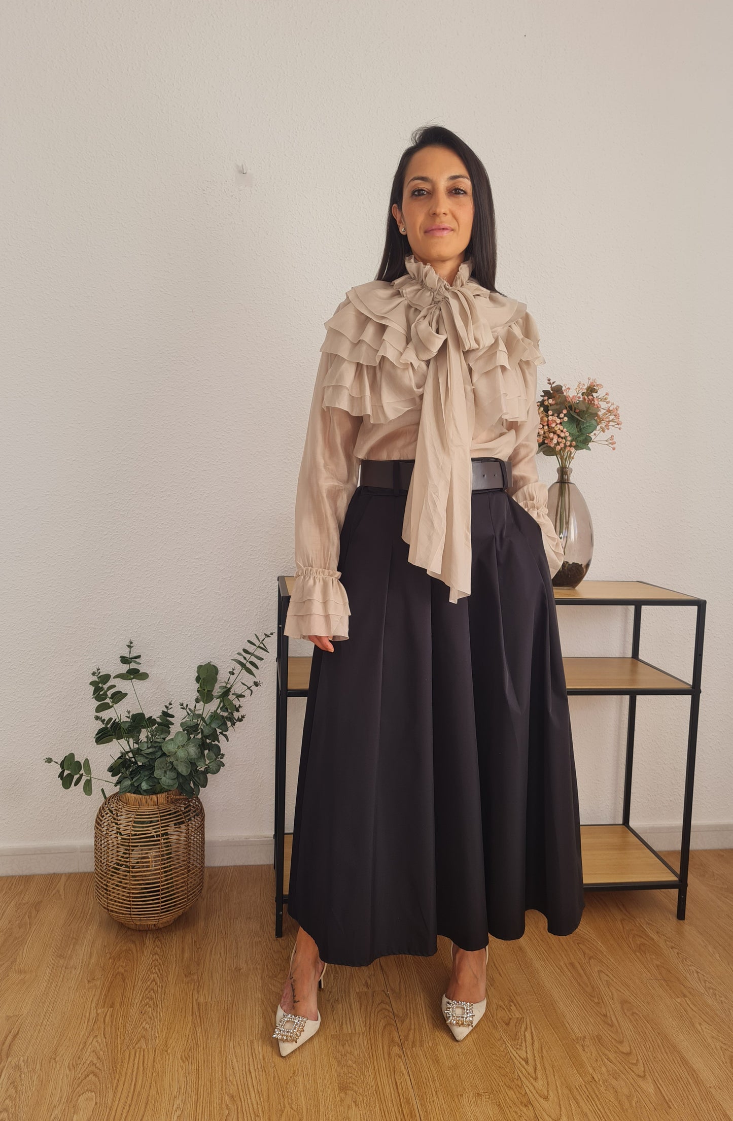 CAMISA ELISE CHAMPAGNE