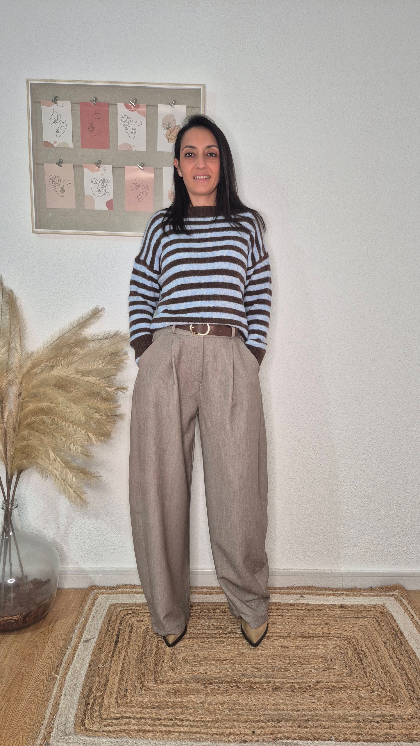 PANTALON SOPHIE TAUPE
