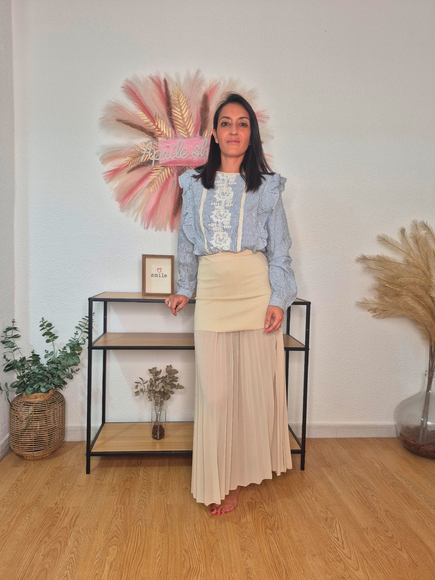 FALDA PLISADA CARRIE (varios colores)