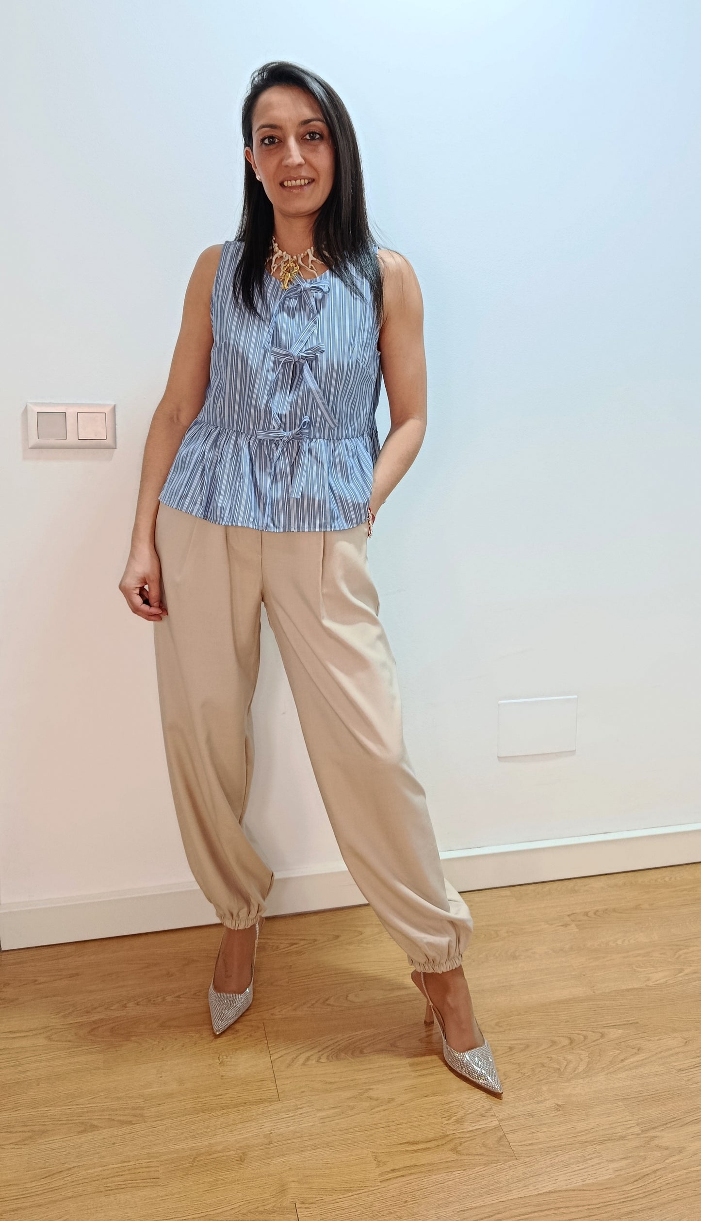 TOP PEPLUM "Marina"