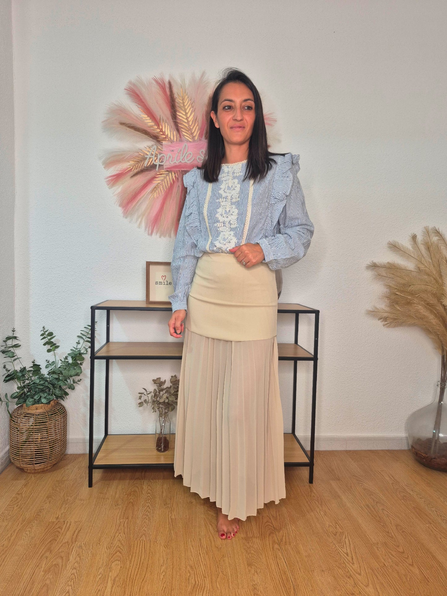 FALDA PLISADA CARRIE (varios colores)