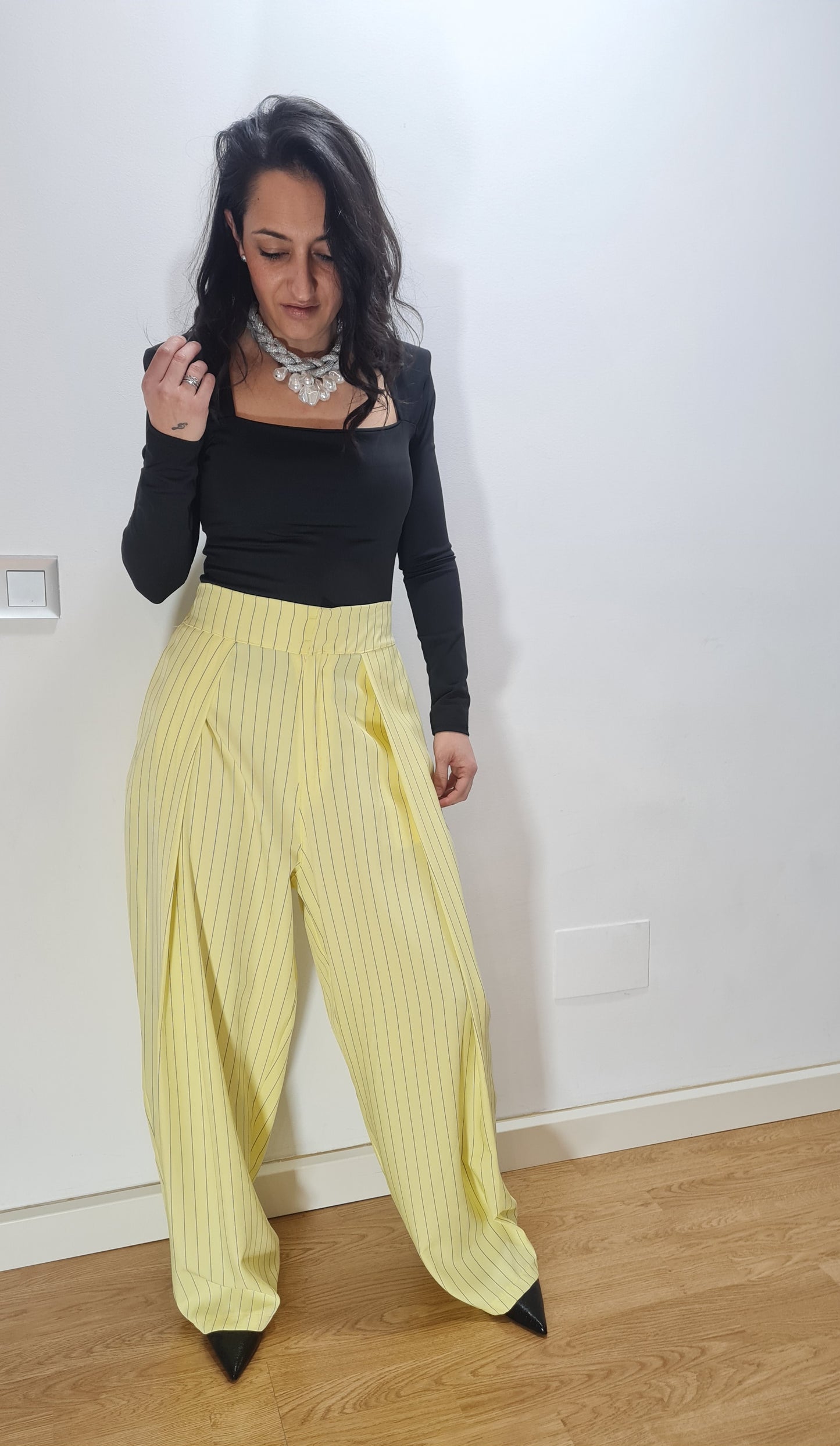 PANTALÓN PINSTRIPE LIMÓN