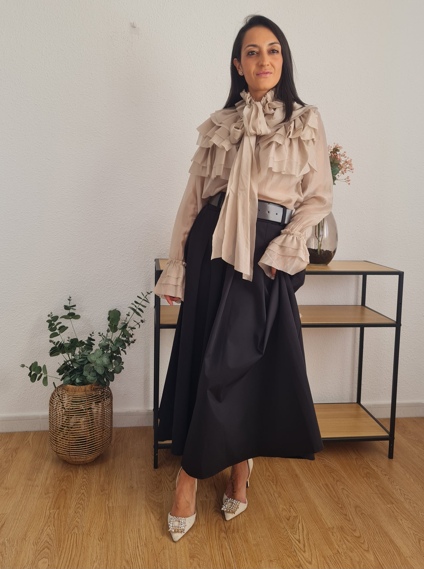 CAMISA ELISE CHAMPAGNE