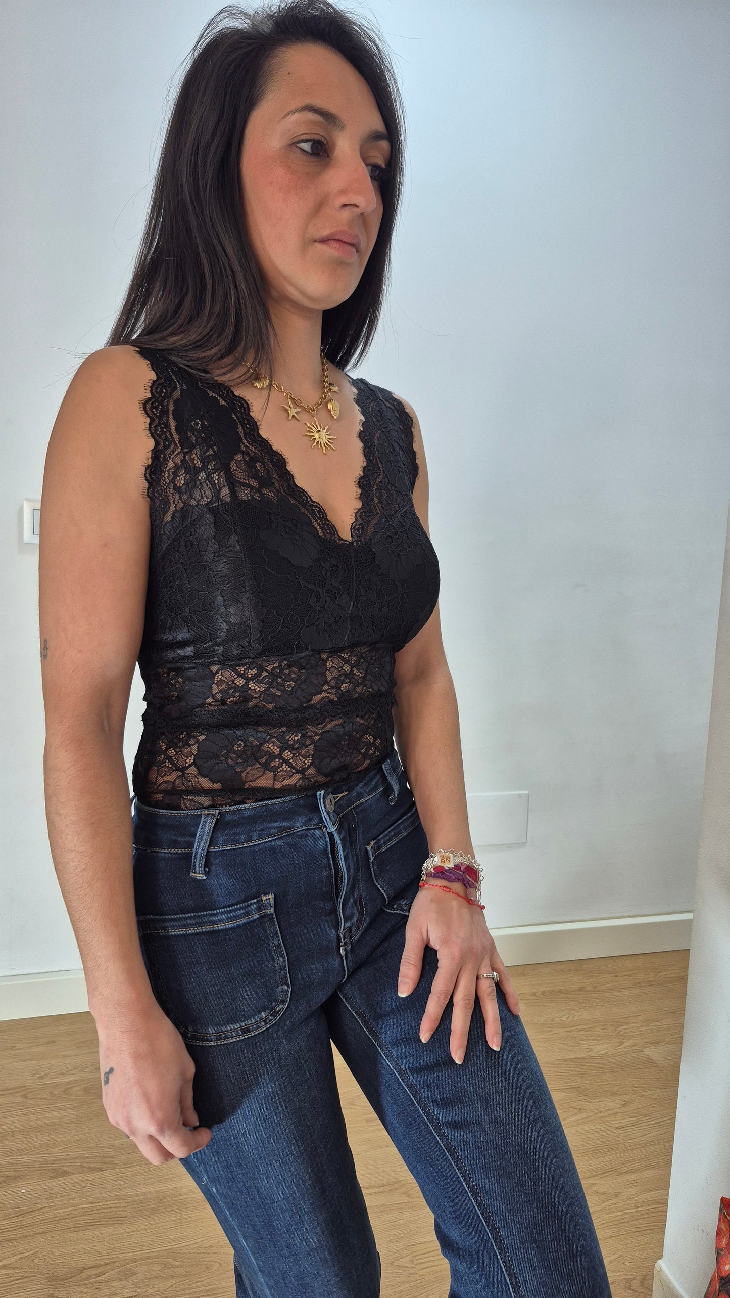 BRALETTE LENCERO Negro