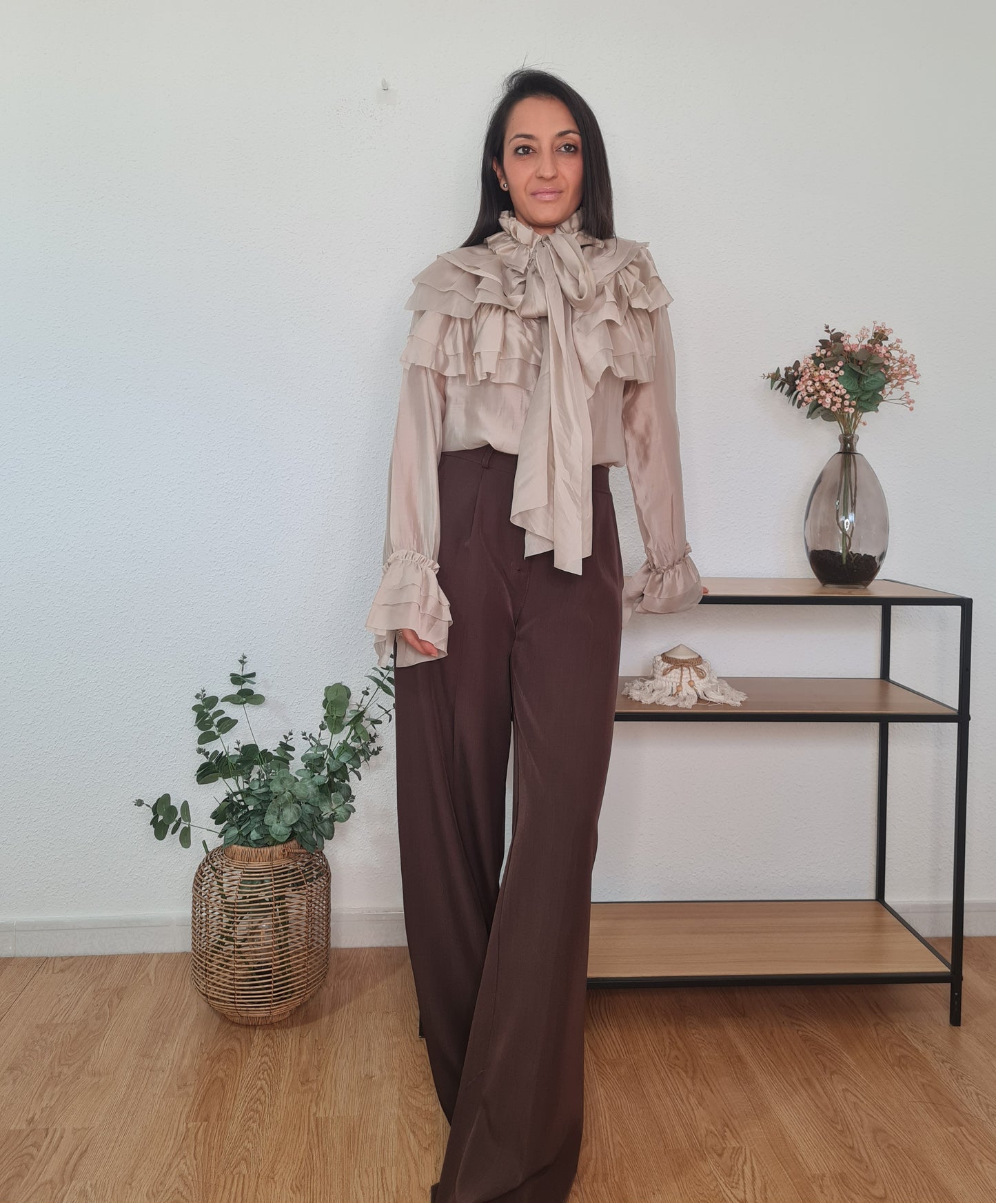 CAMISA ELISE CHAMPAGNE