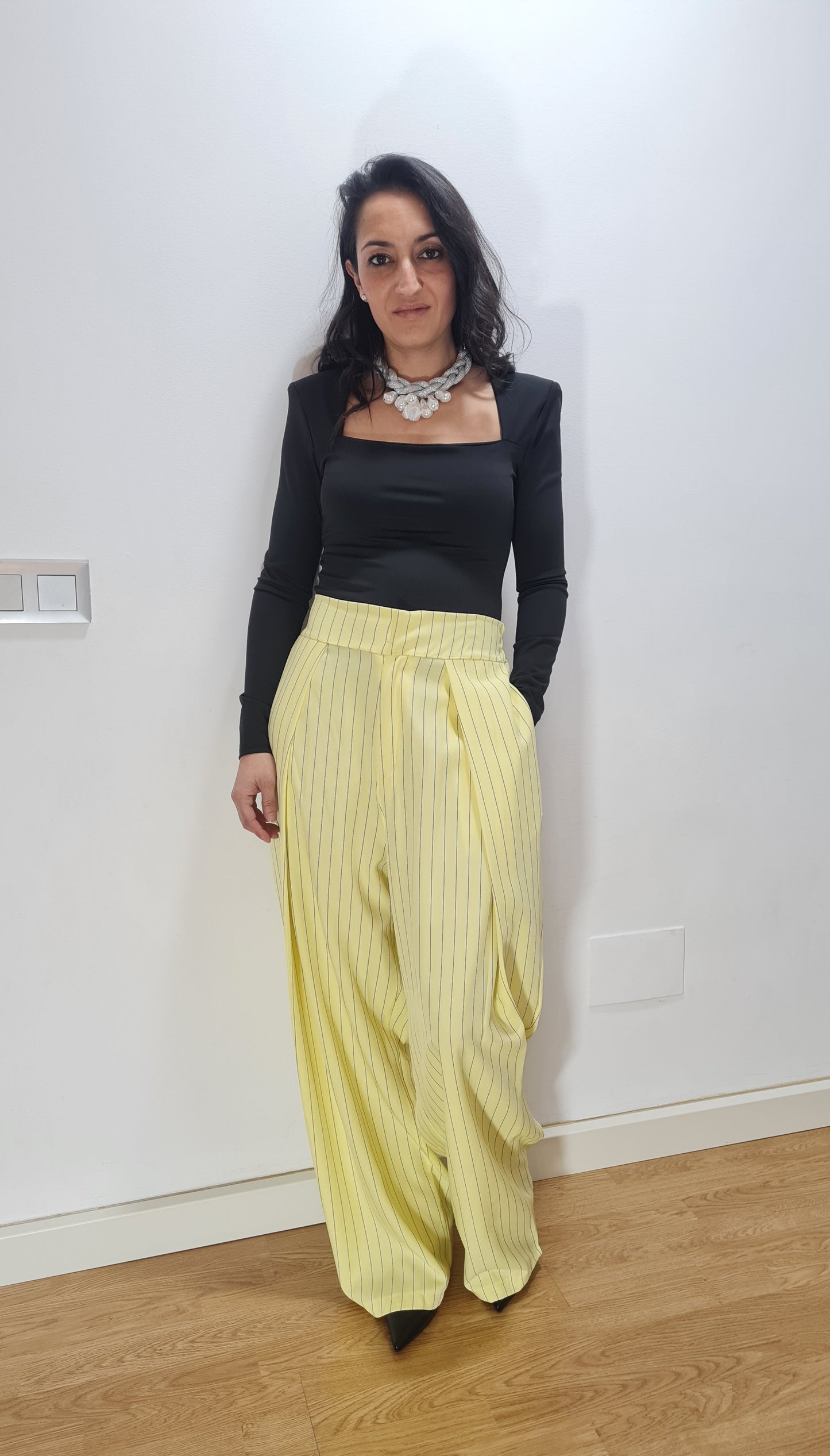 PANTALÓN PINSTRIPE LIMÓN