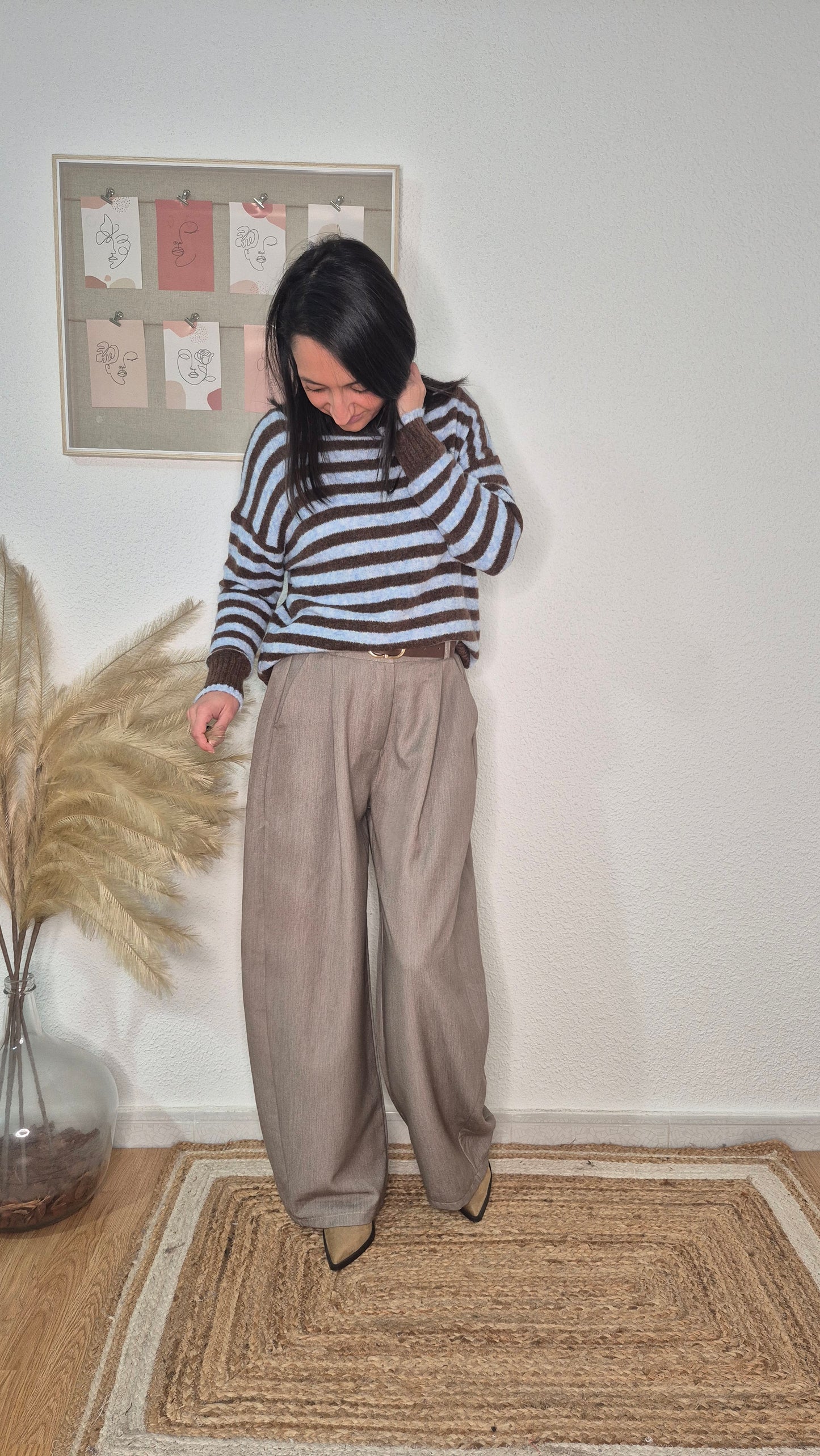 PANTALON SOPHIE TAUPE