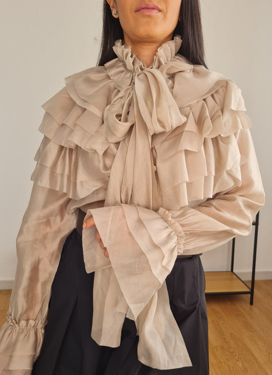 CAMISA ELISE CHAMPAGNE